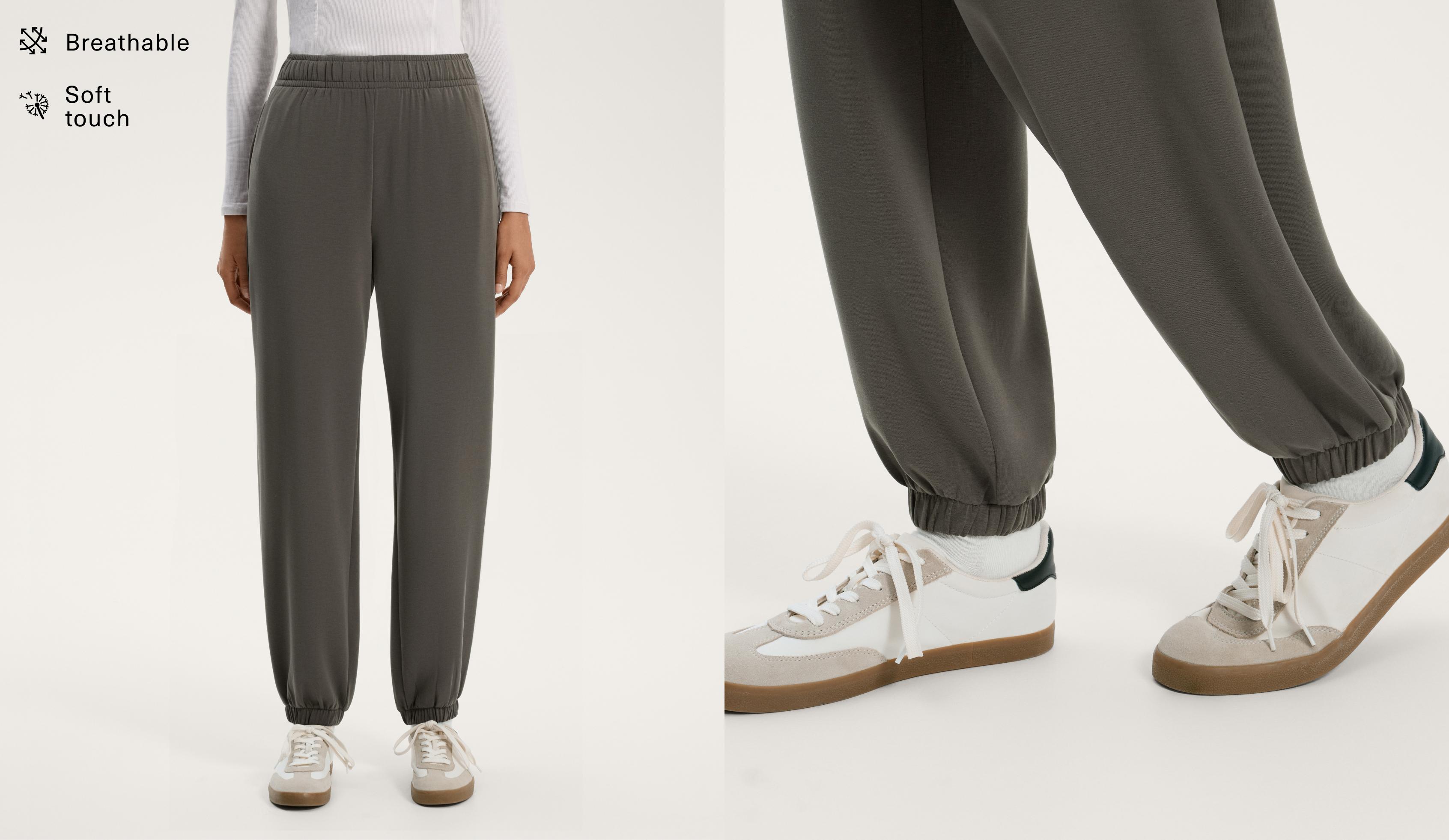 Soft-touch modal joggers