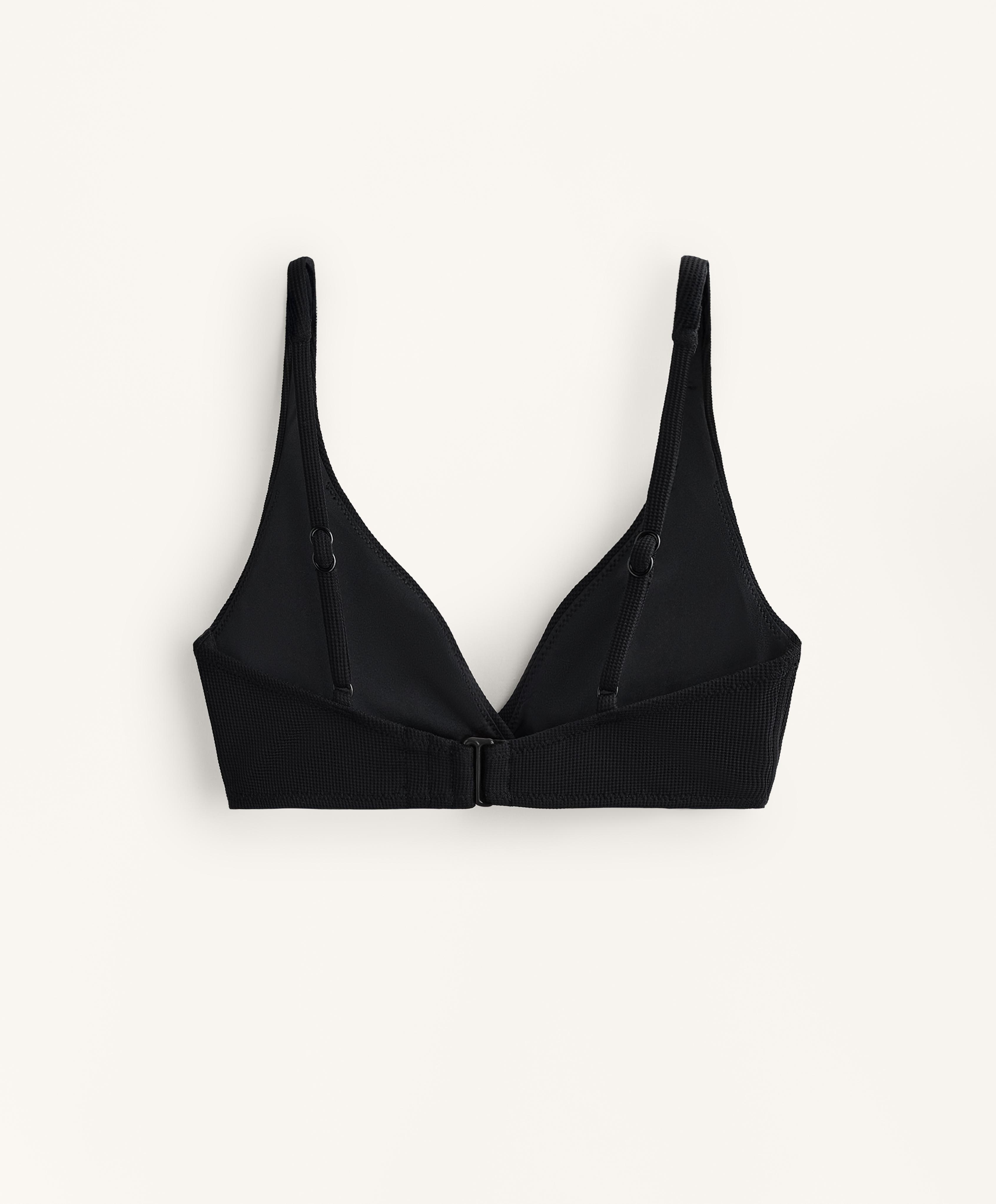 Pike kumaş düğümlü halter bikini üstü - Görsel 10