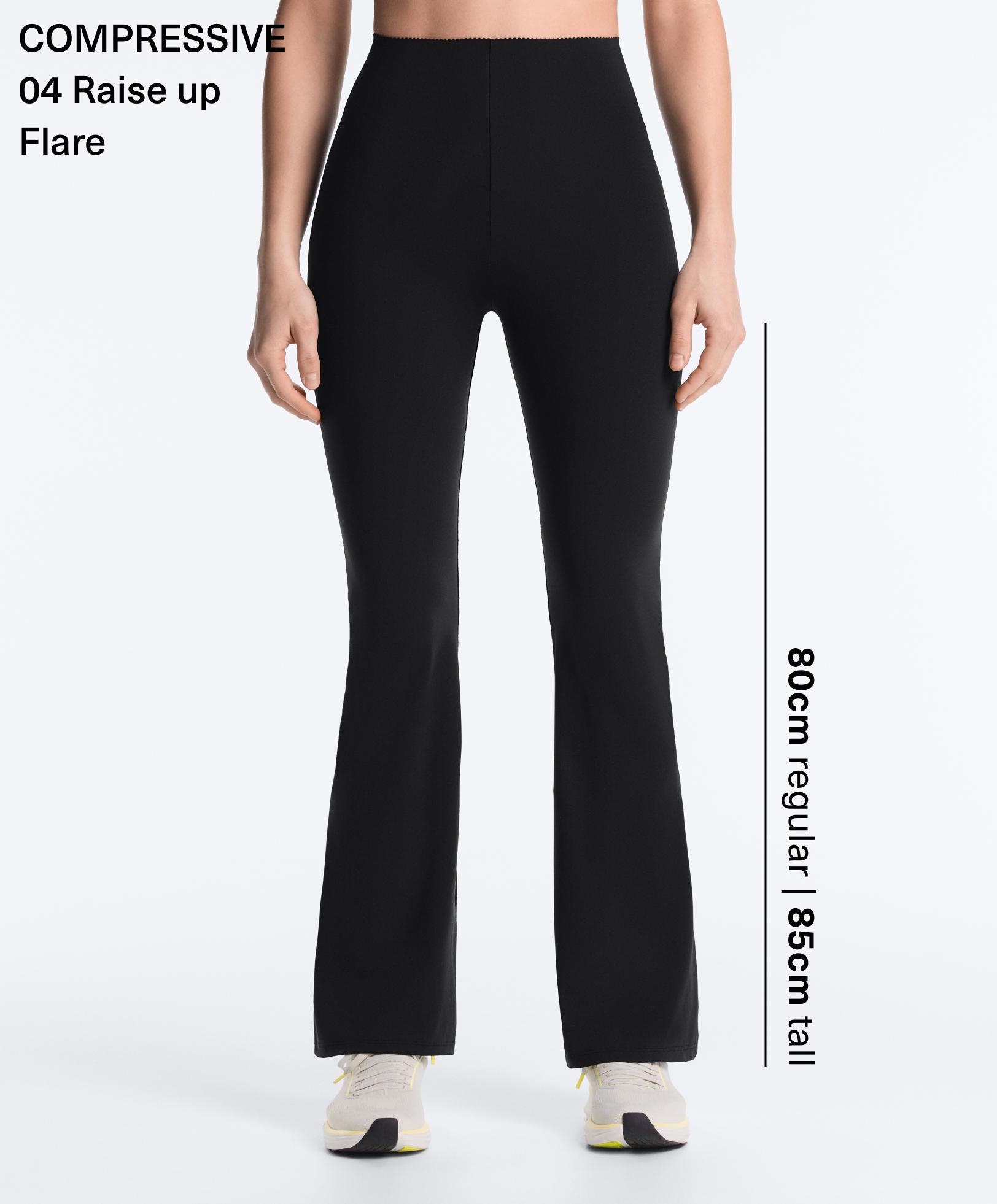 High-rise Compressive Raise Up Flare Trousers High-rise Compressive Raise Up Flare Trousers