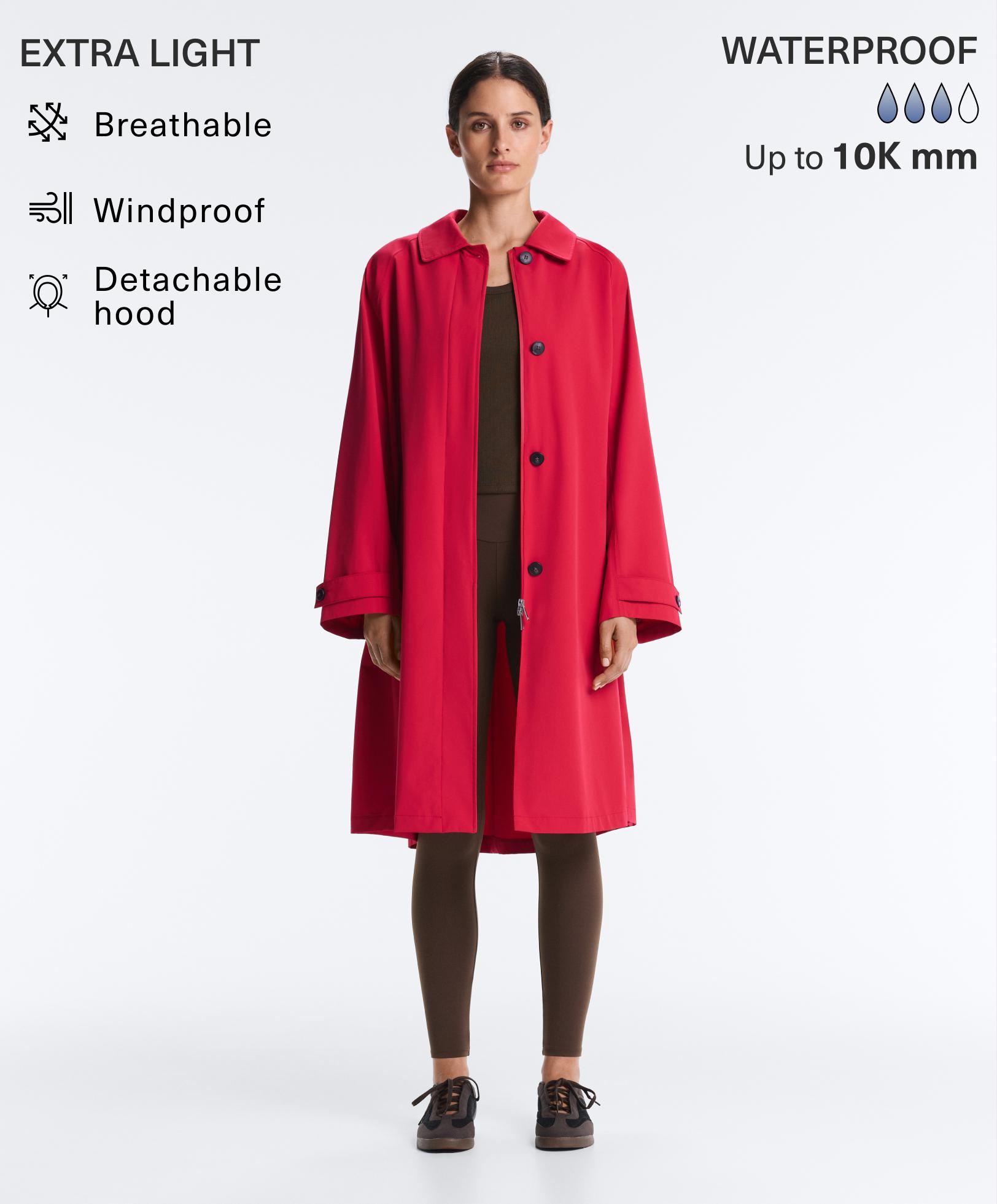 Veste midi extra légère imperméable 10k