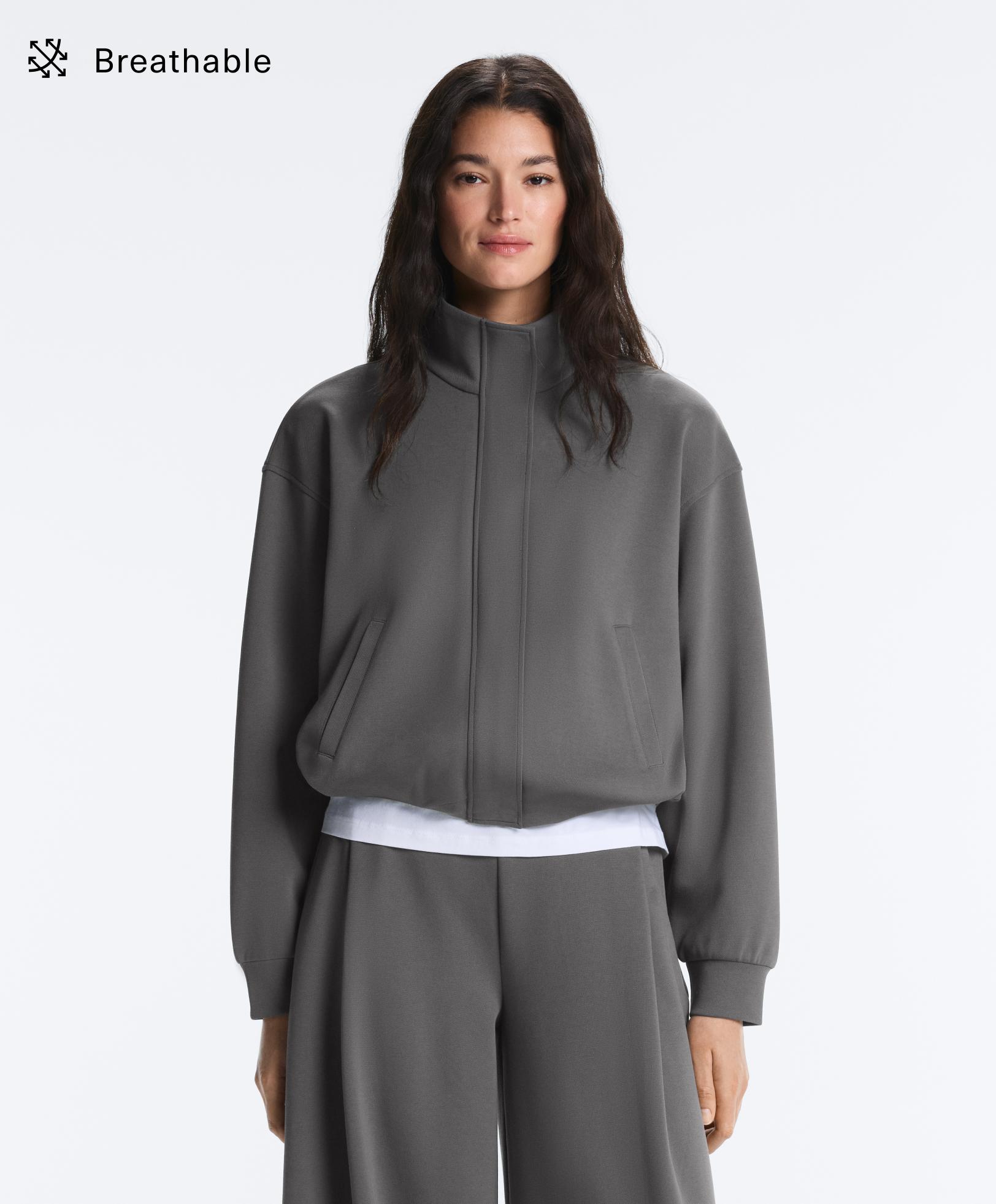 Casaco piqué com algodão