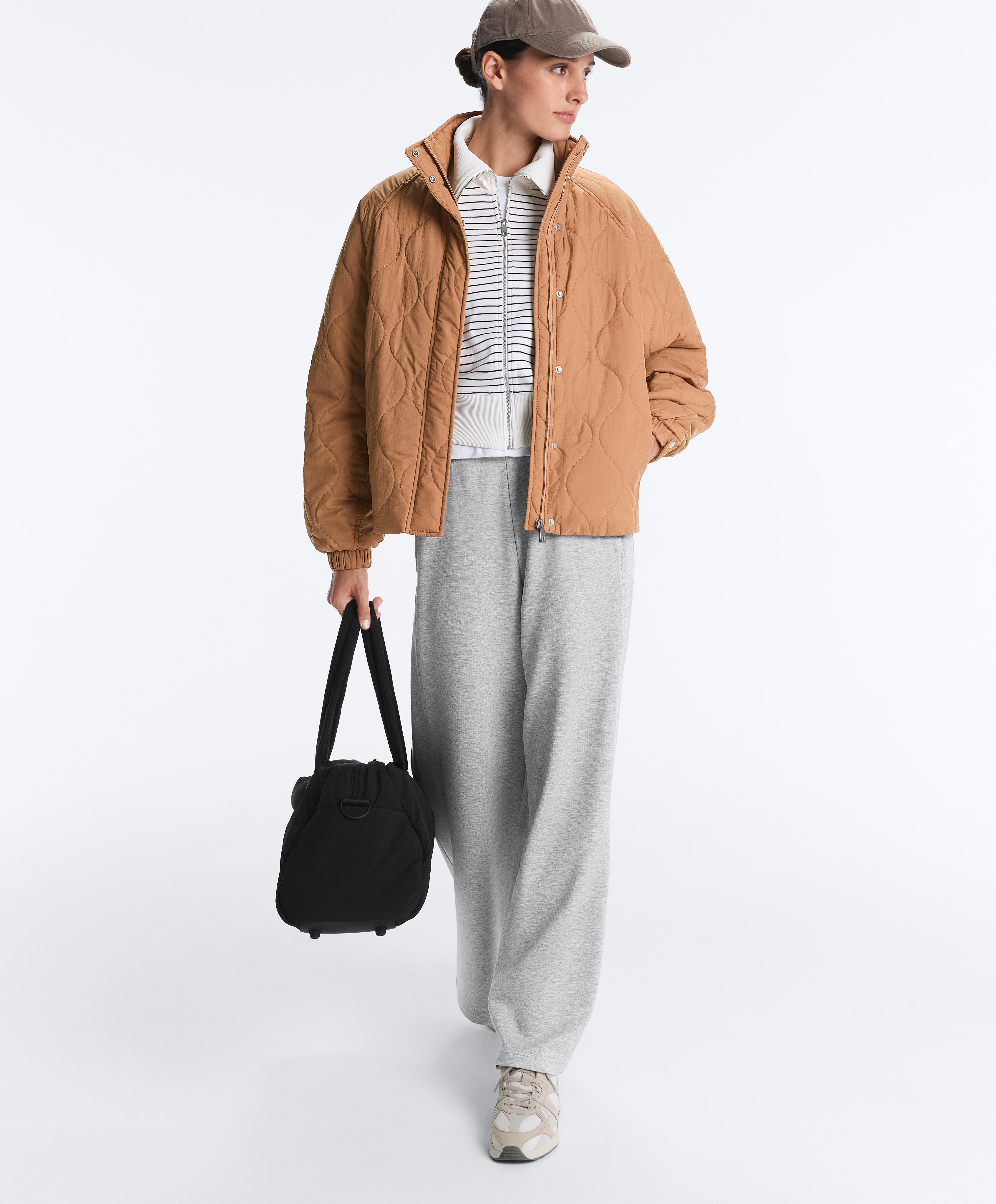 Water-repellent FELLEX® AEROGEL padded jacket — PRALINE
