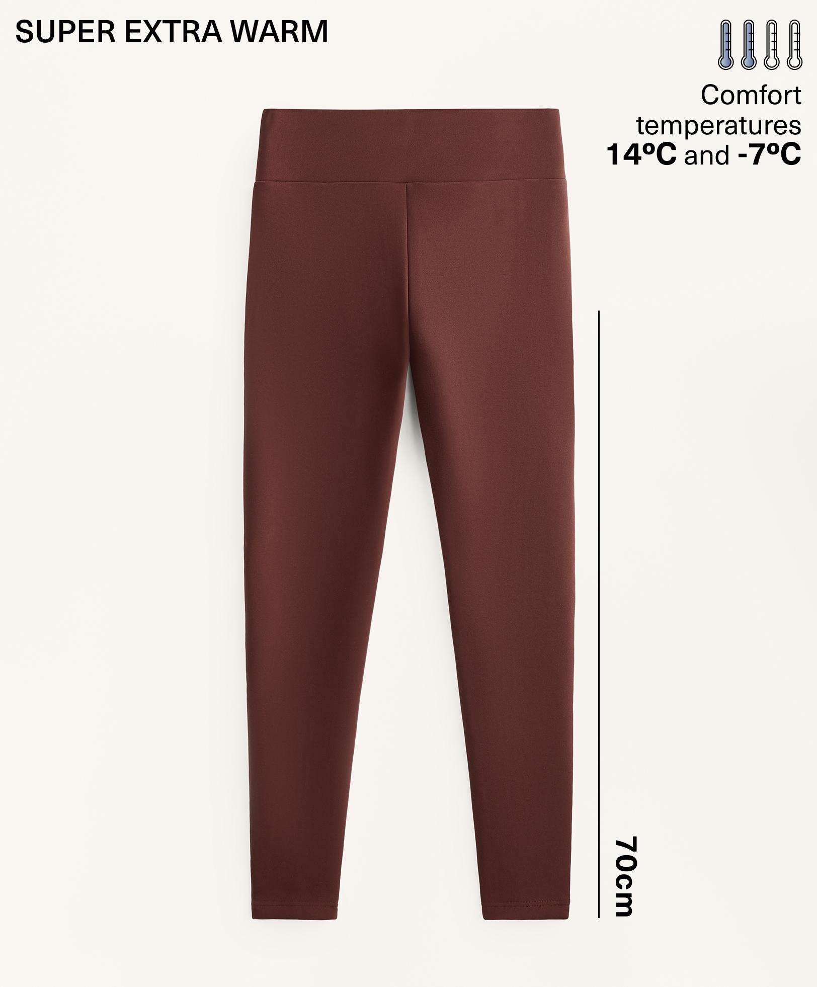 Legging tobillero high rise super extra warm seamless 70 cm