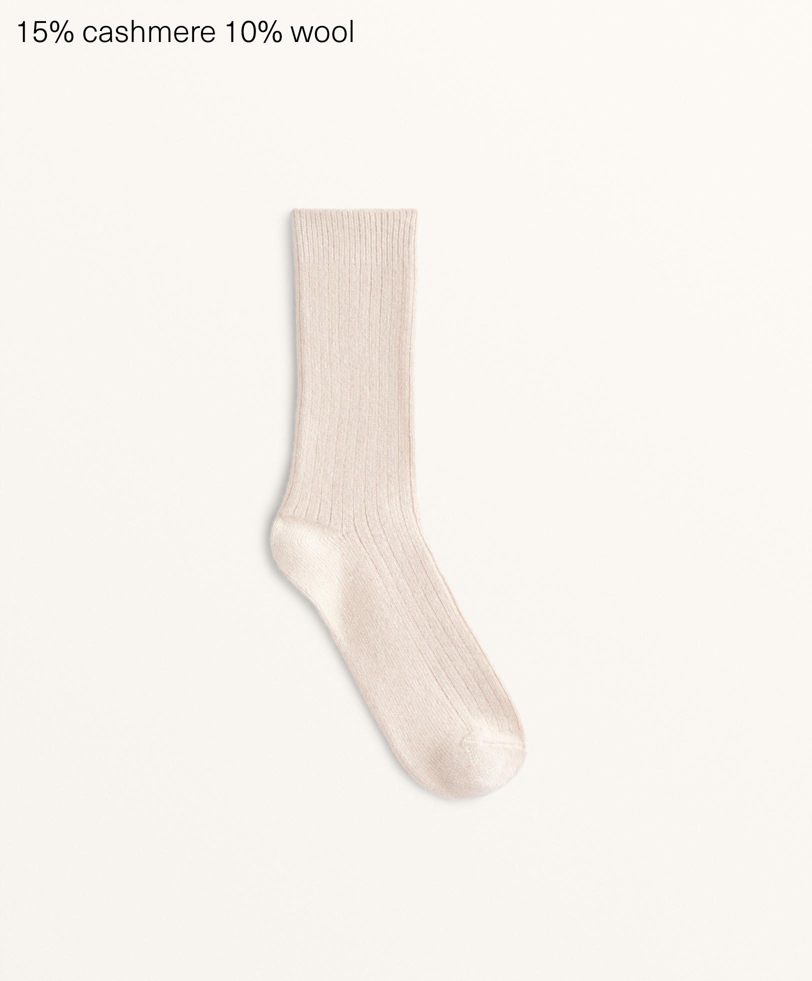 Classic socks 15% cashmere 10% wool
