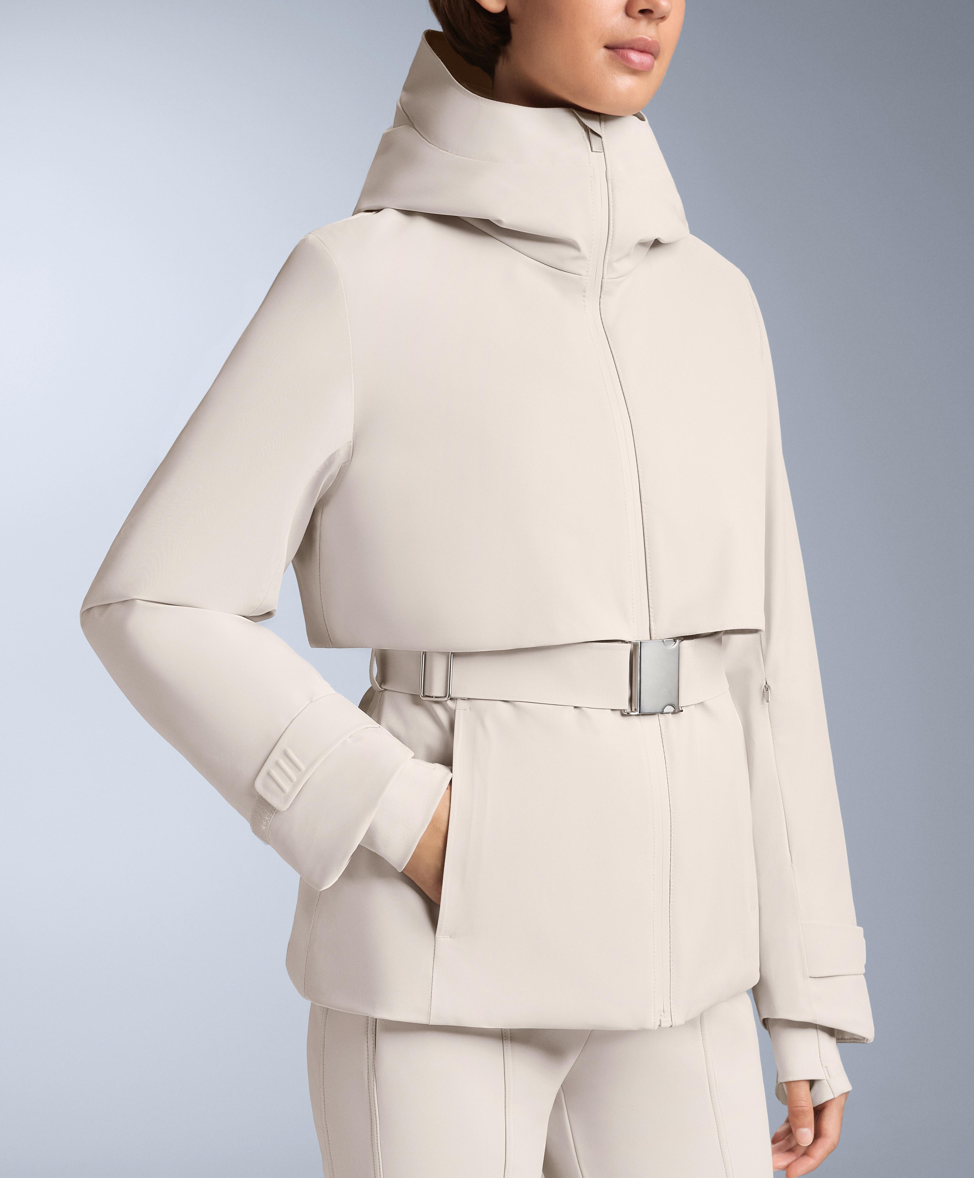 Primaloft® Feel the Performance TM SKI waterproof layered jacket — PALE MINK