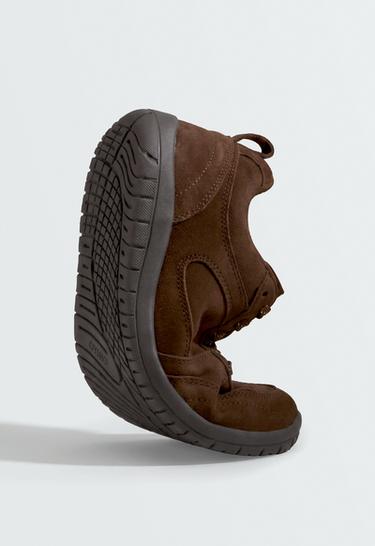 Multi-activity suede barefoot trainers — BROWN 6