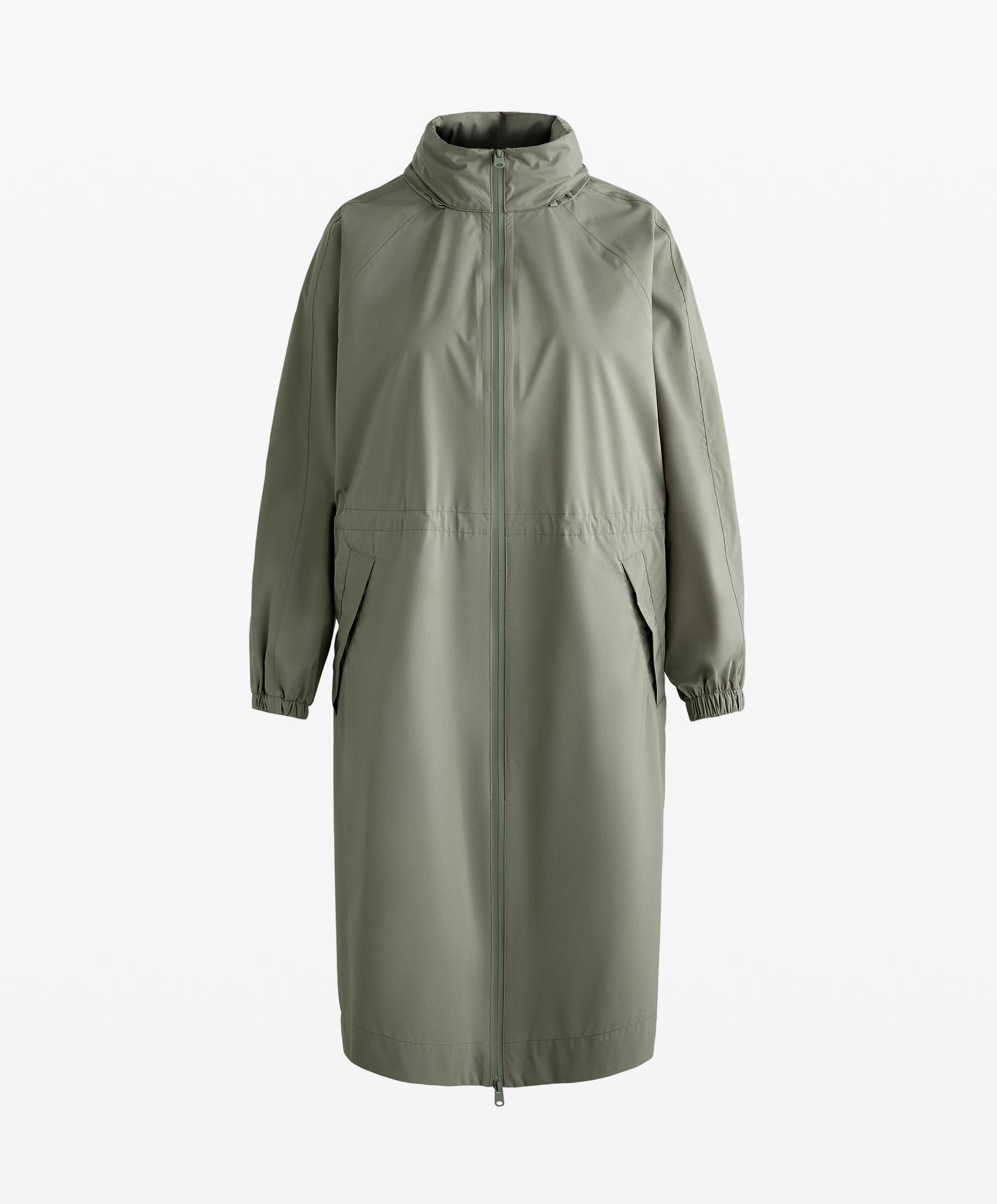 Veste longue compressible super extra légère imperméable 10k