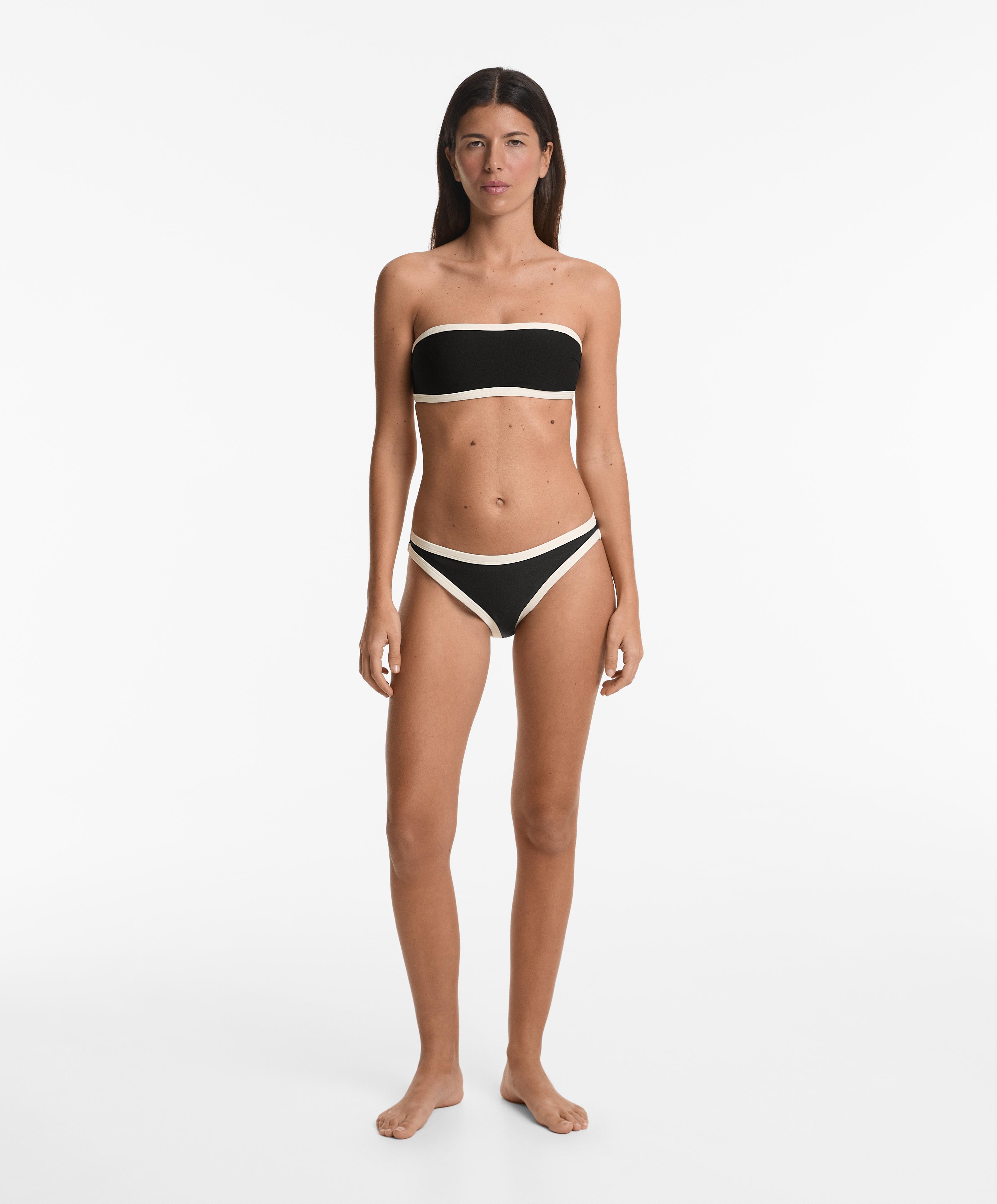 Bikini bandeau vivos contraste - Rebajas Bikini bandeau vivos contraste - Rebajas