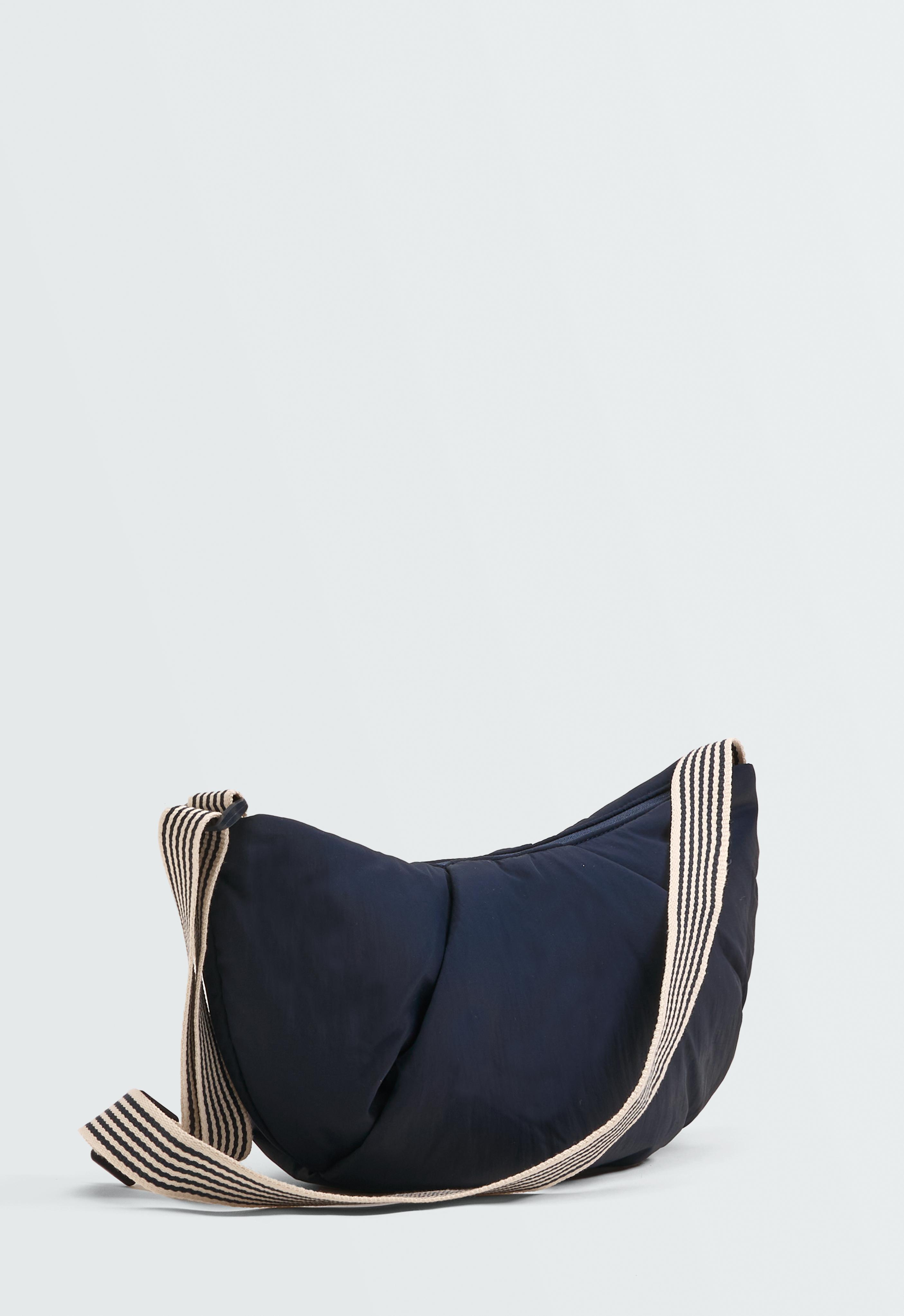 Quilted crossbody bag — NAVY BLUE