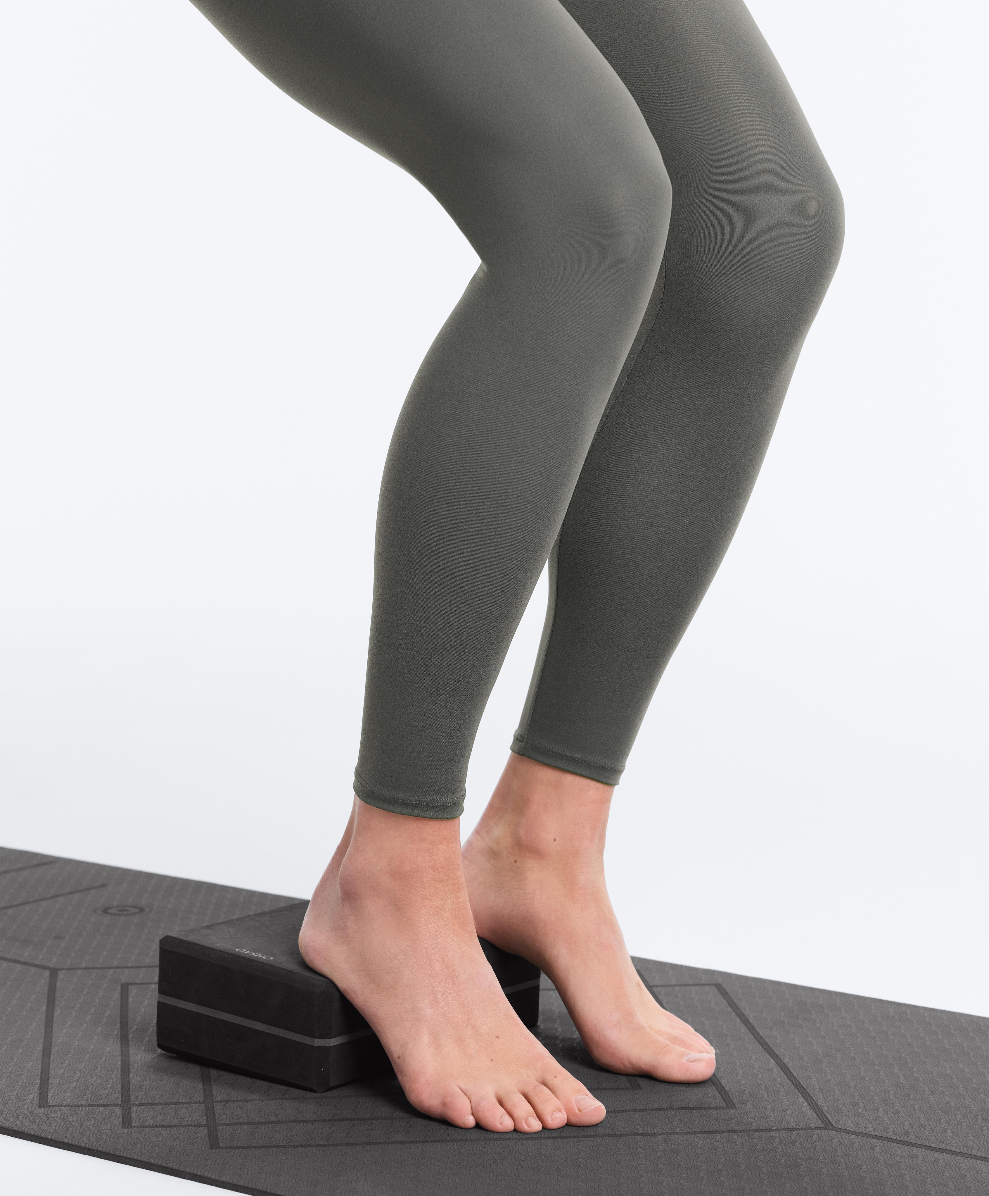 Comfortlux high-waisted ankle-length leggings — DARK ANTHRACITE
