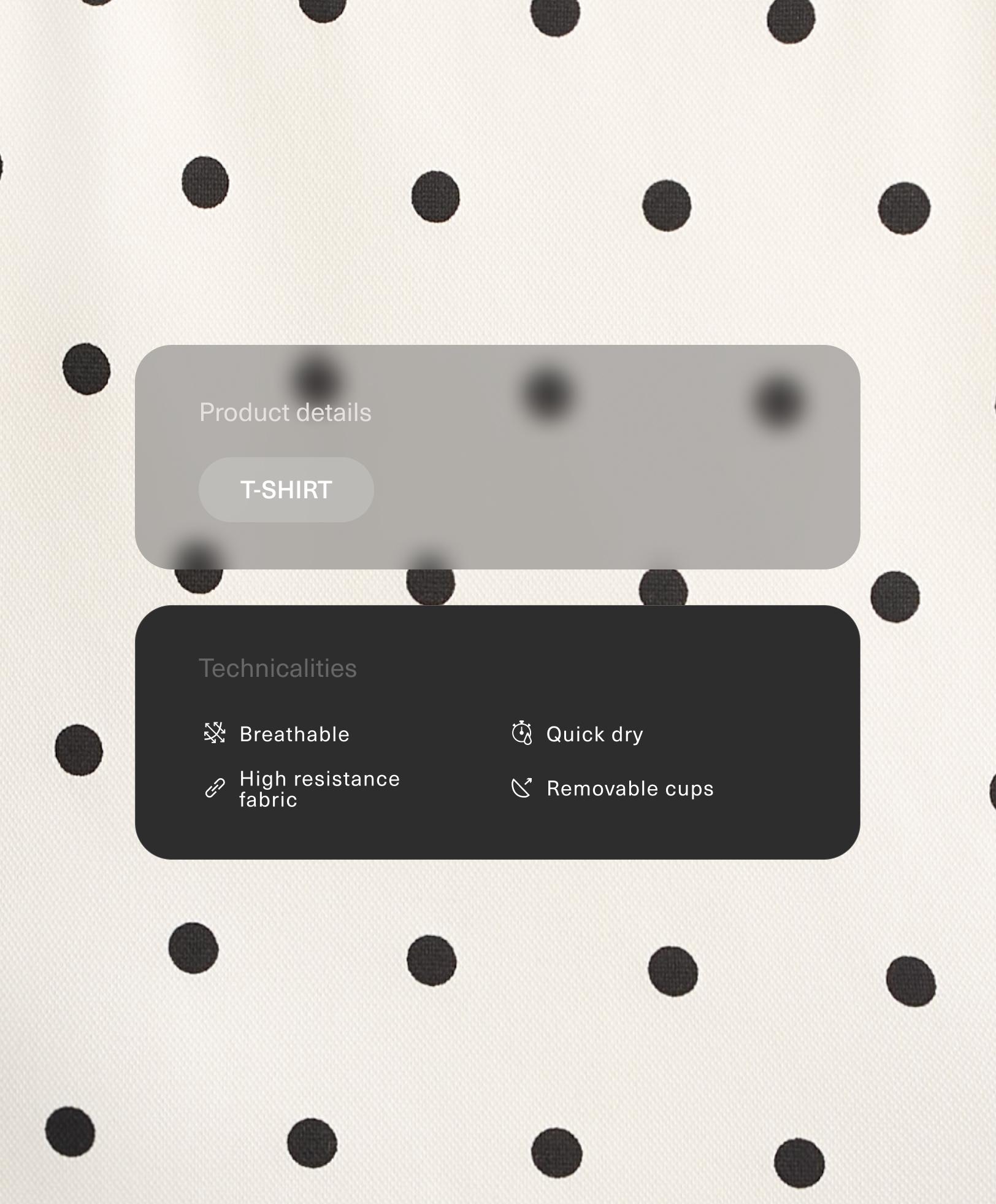 เสื้อแขนกุดลายจุด เสื้อแขนกุดลายจุด