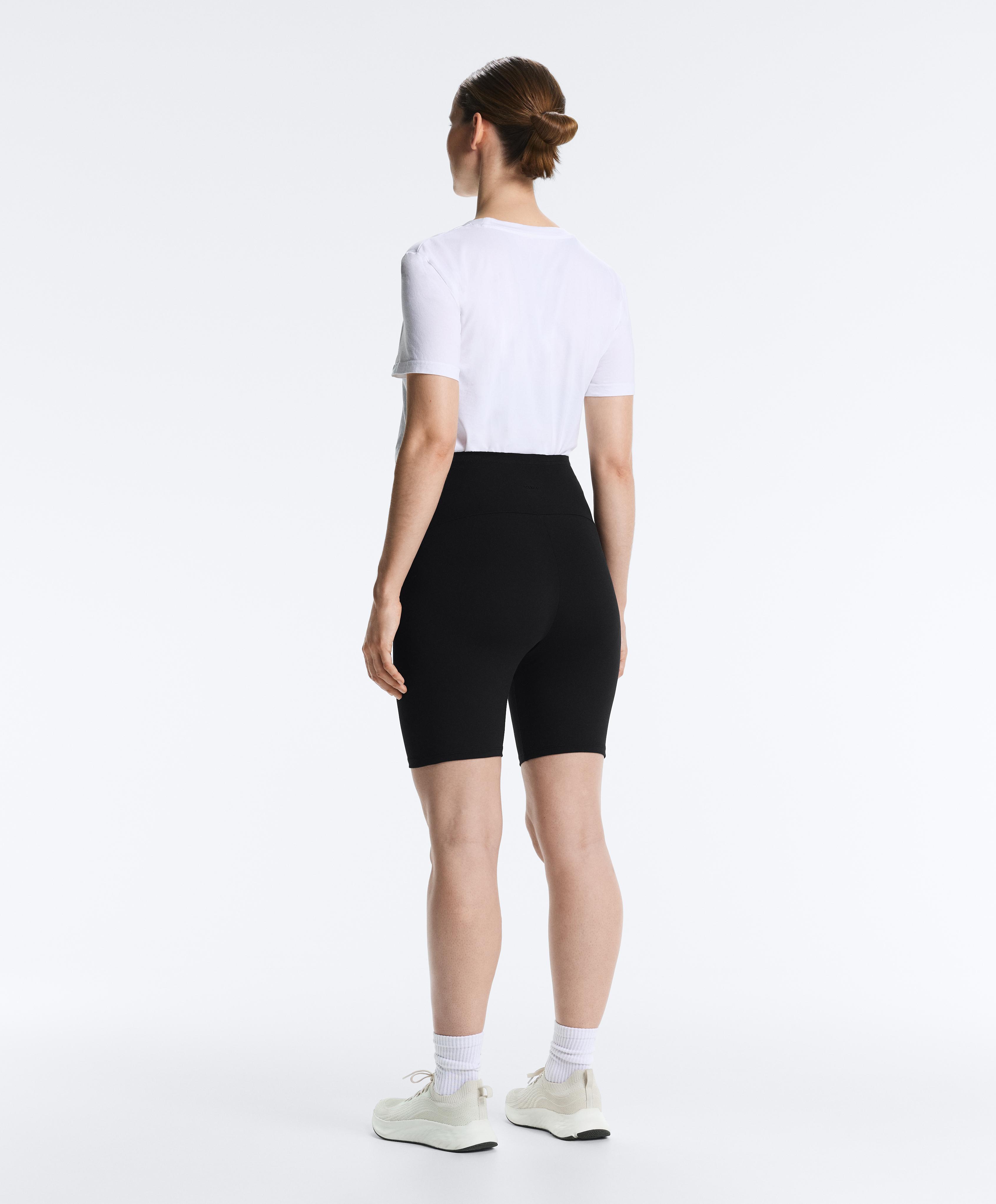 Maternity Comfortlux 20cm cycle leggings — BLACK