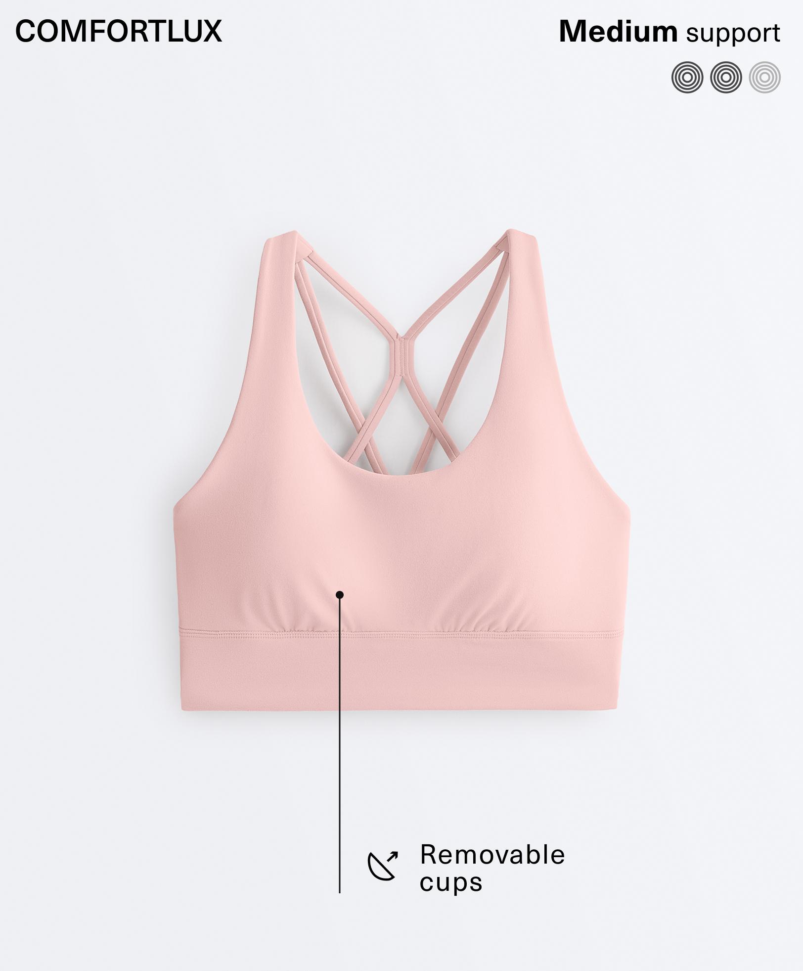 Brassière sport Comfortlux à maintien moyen et bonnets Brassière sport Comfortlux à maintien moyen et bonnets