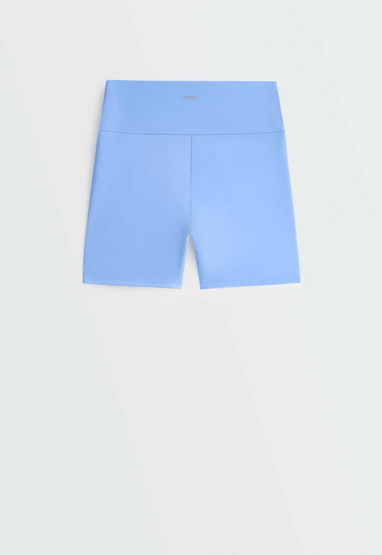 Hot pants high rise Comfortlux 10 cm — PALE LAVENDER BLUE