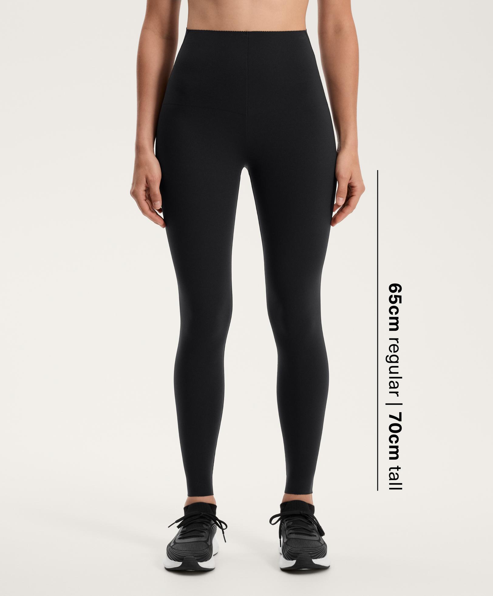 High-rise Compressive core-control ankle-length leggings High-rise Compressive core-control ankle-length leggings