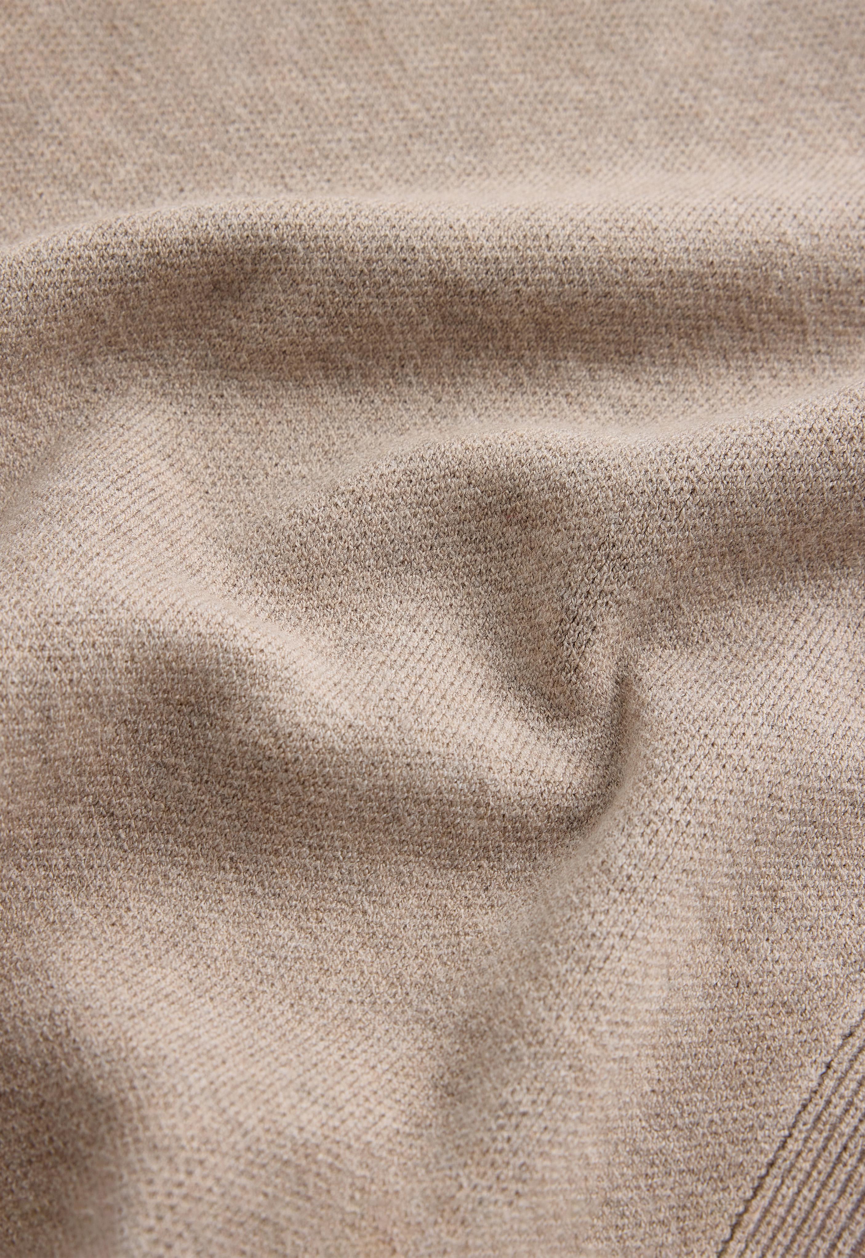 Openwork straight-leg knit trousers — SOFT MINK