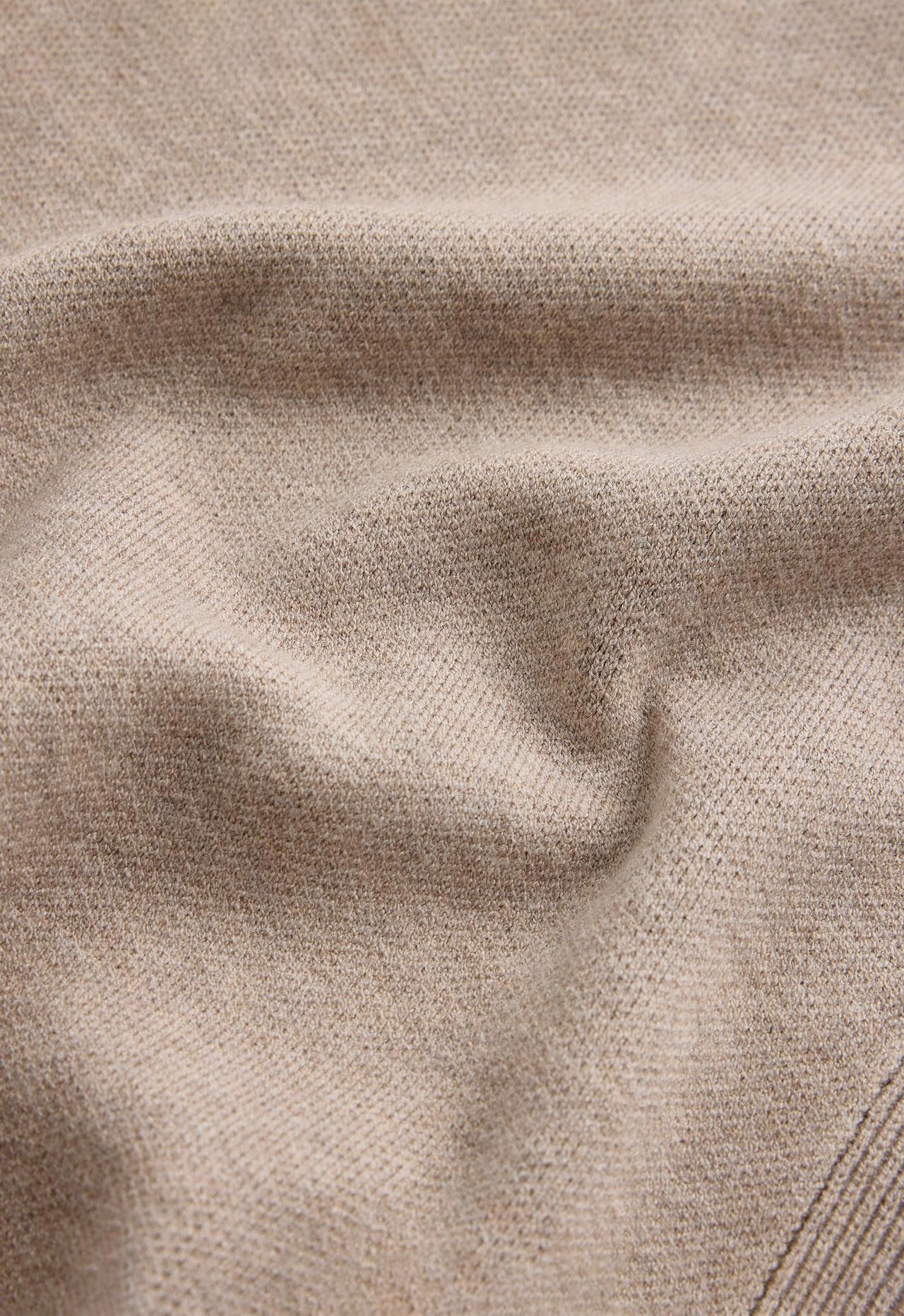 Openwork knit straight-leg trousers — SOFT MINK