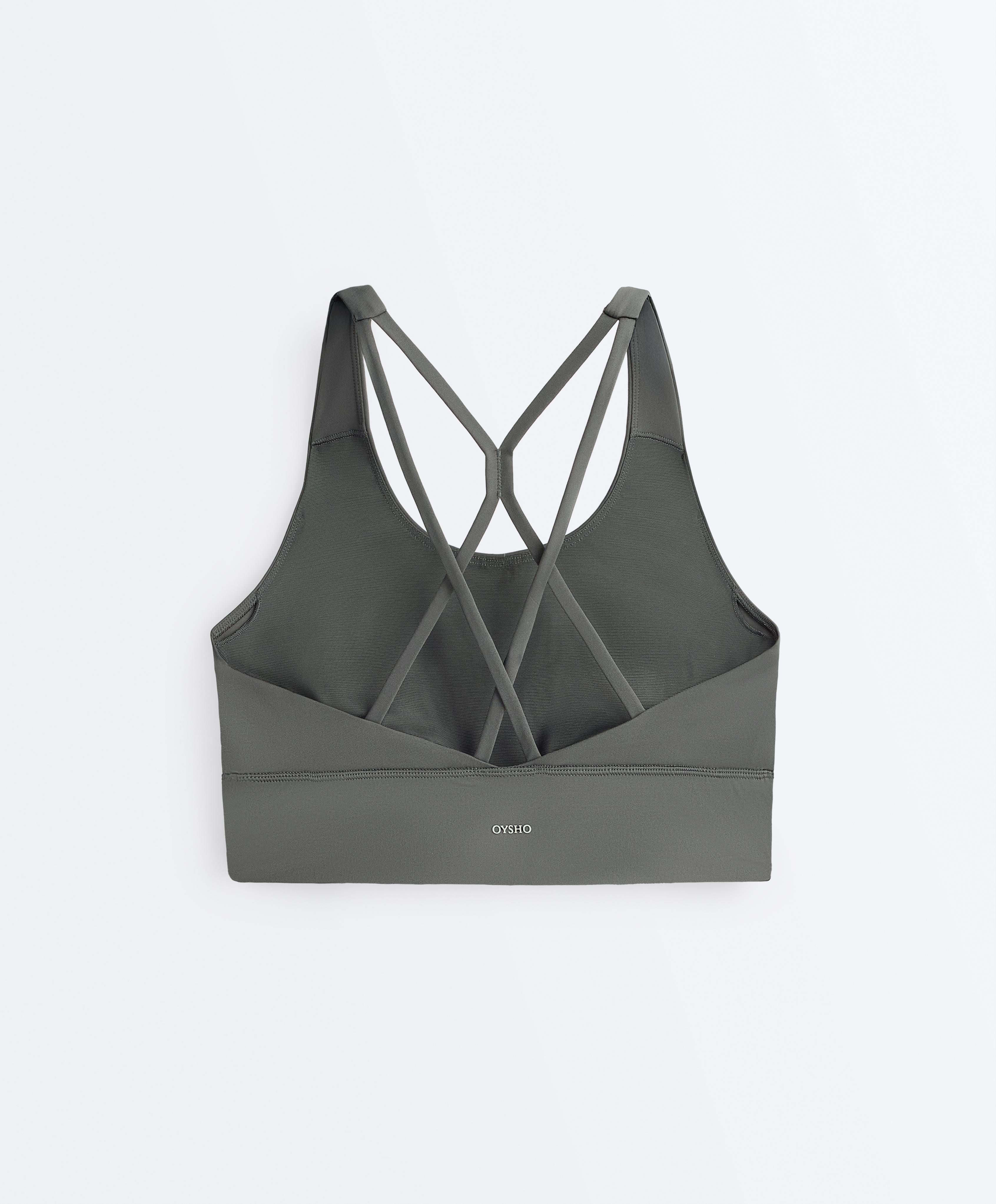 Medium-support Comfortlux sports bra with cups — DARK ANTHRACITE