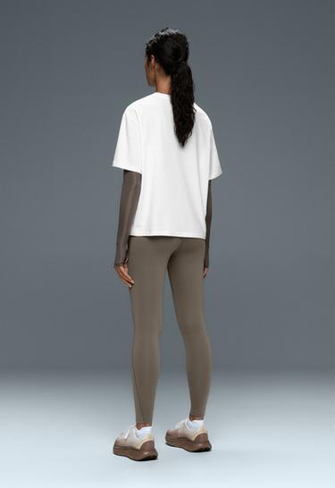 Boxy Fit cotton T-shirt with print — WHITE  4