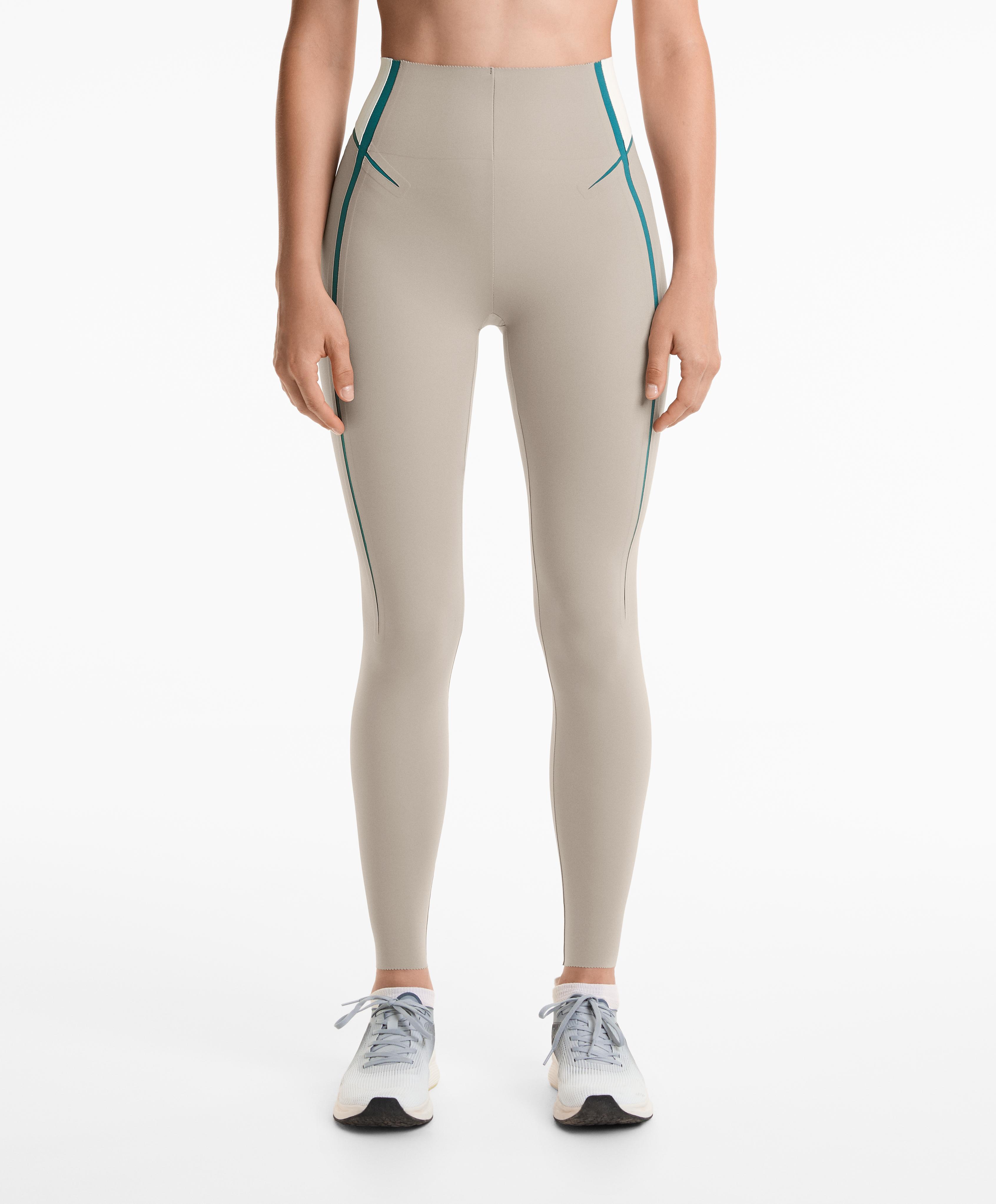 Compressive core control lines high rise 65cm ankle-length leggings Compressive core control lines high rise 65cm ankle-length leggings