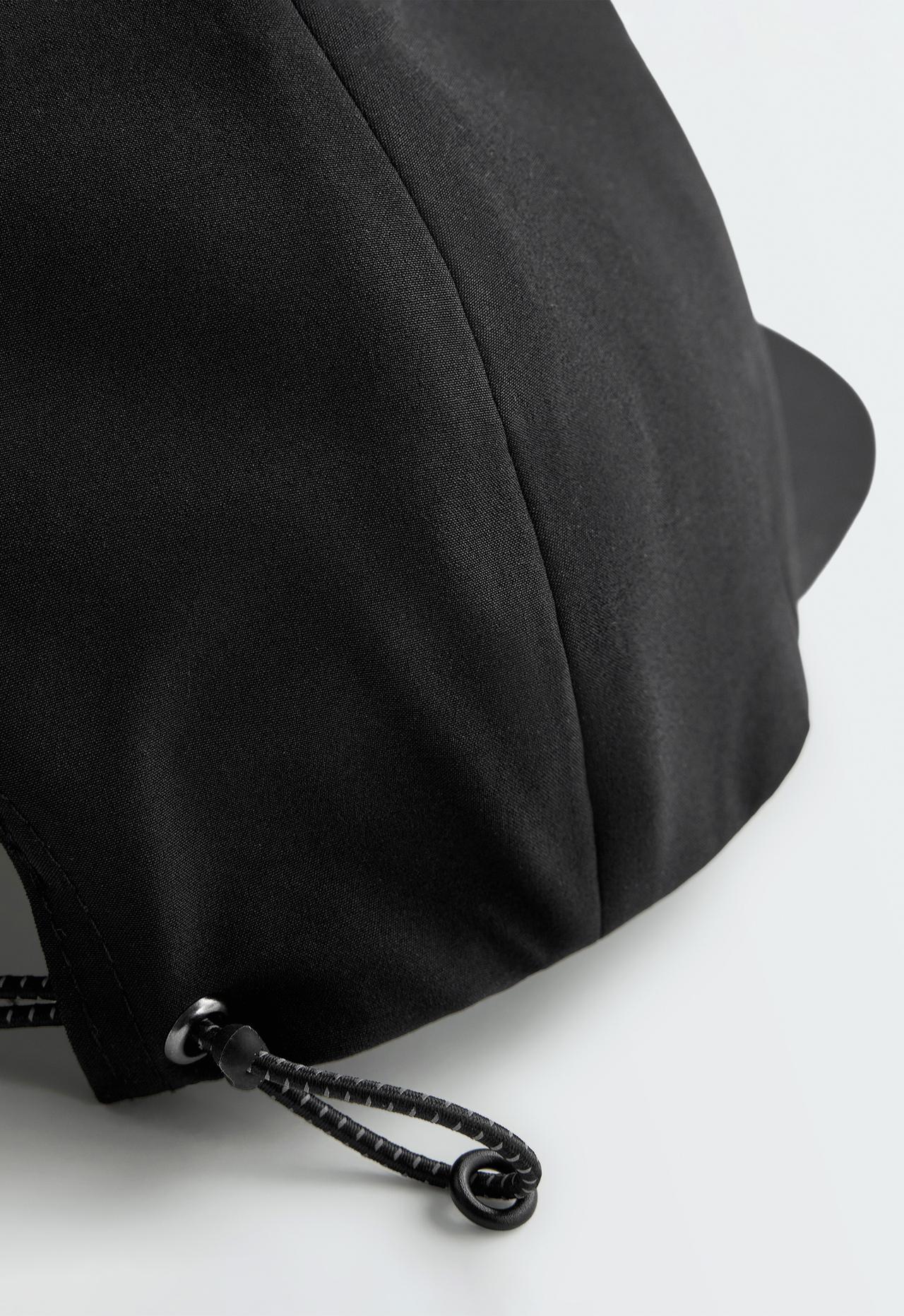 Waterproof cap — BLACK