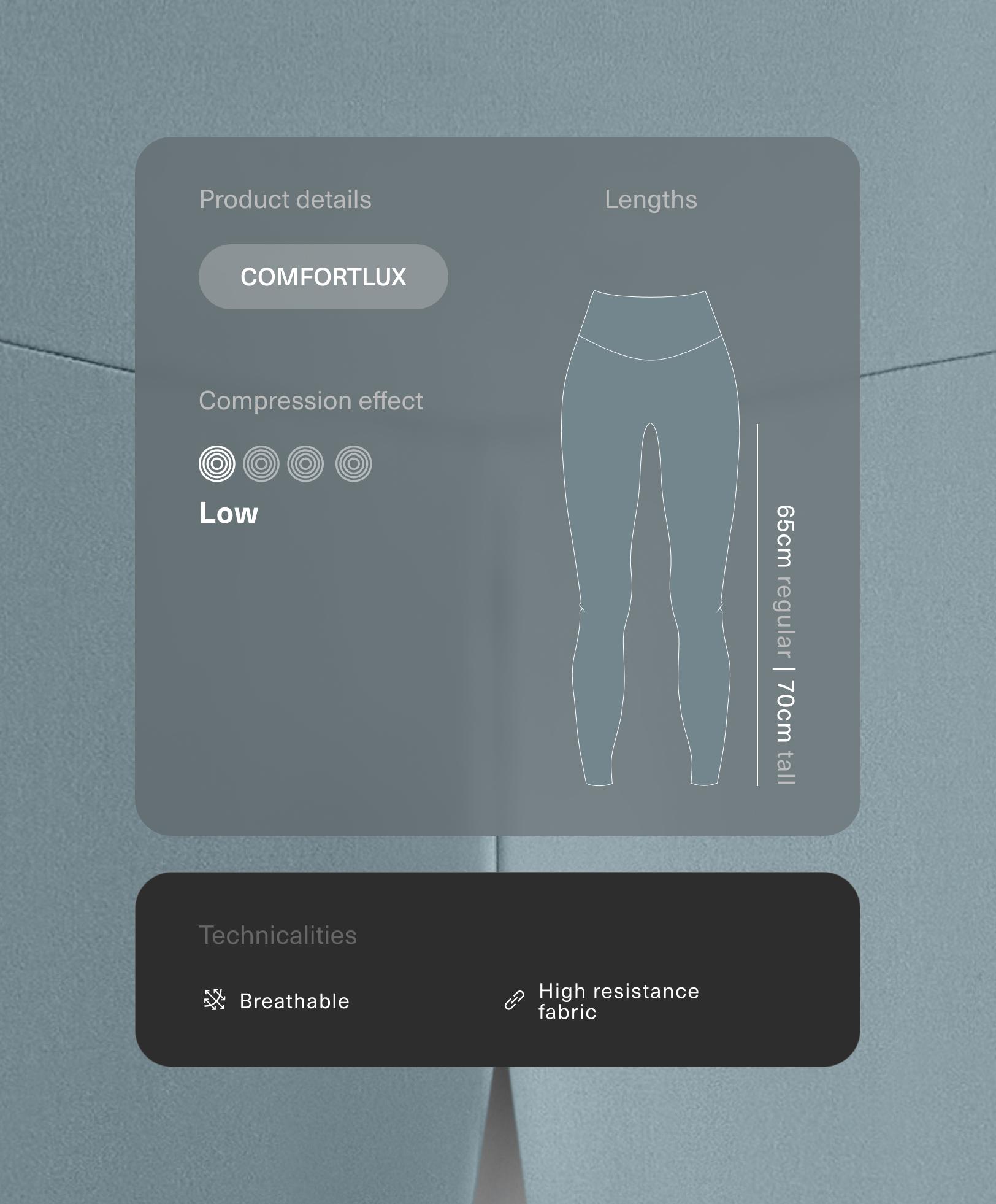 Legging 7/8 taille haute Comfortlux