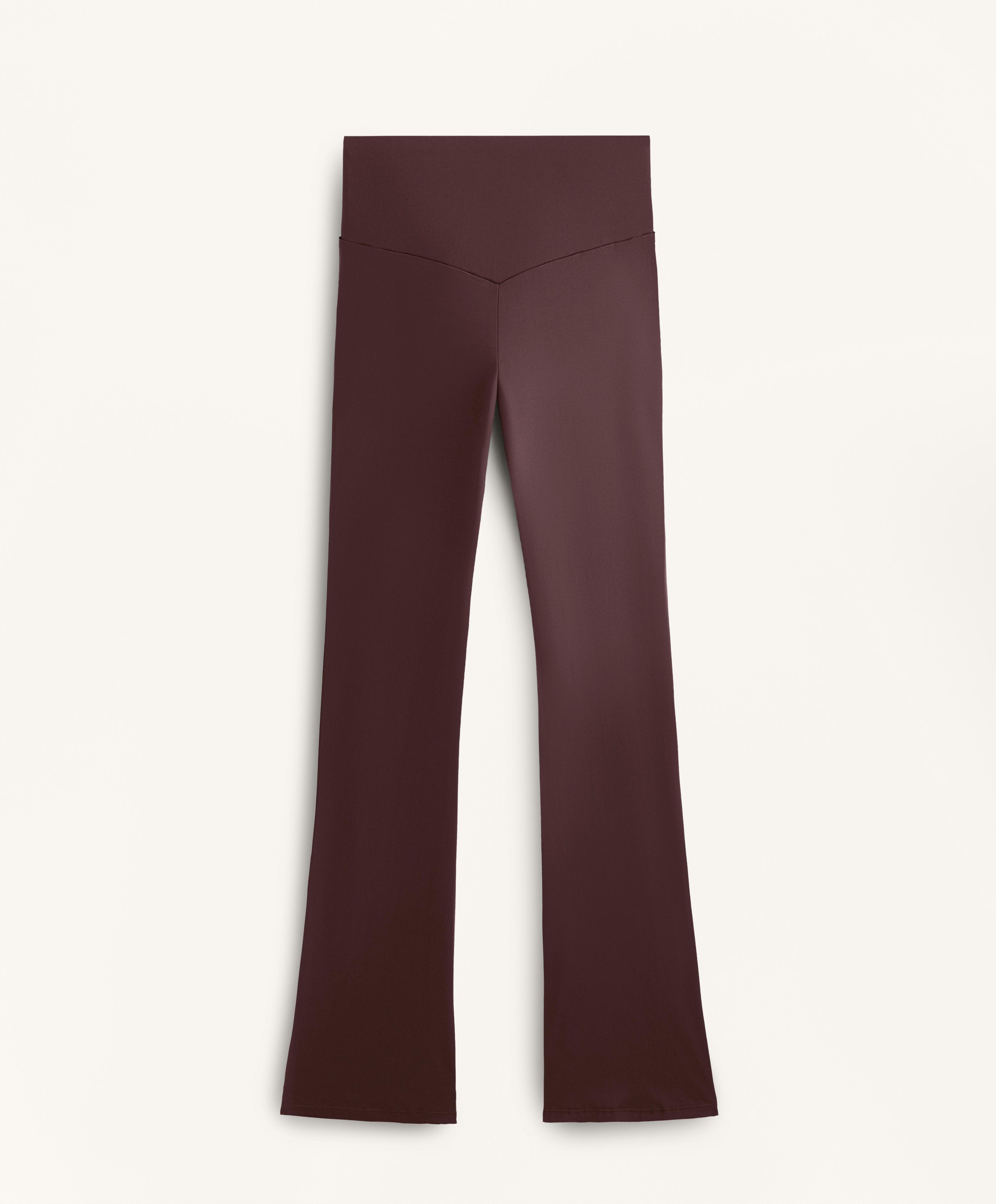 Super high rise Comfortlux flare trousers with pockets - Sale