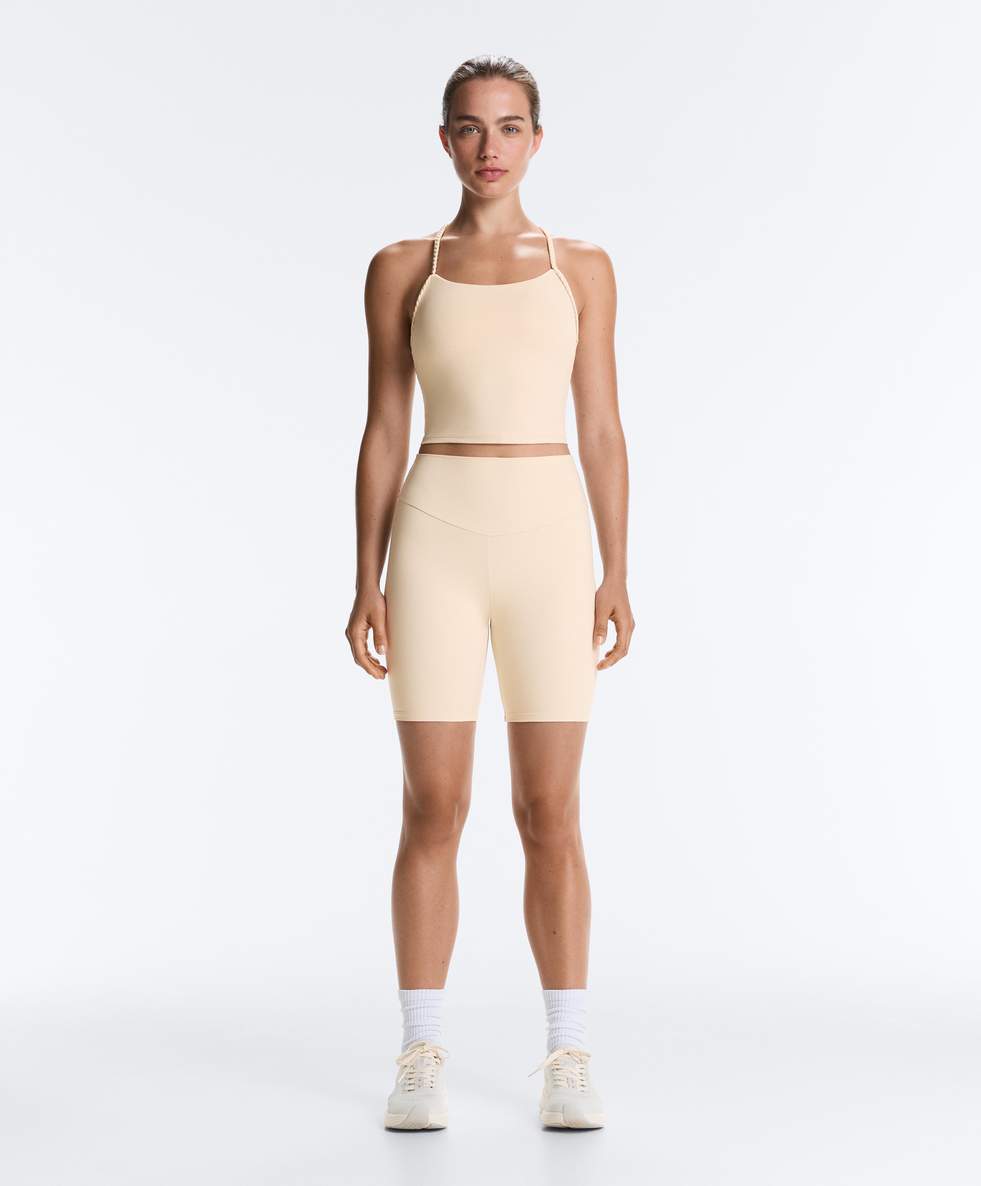 Comfortlux braided tank top — SAND