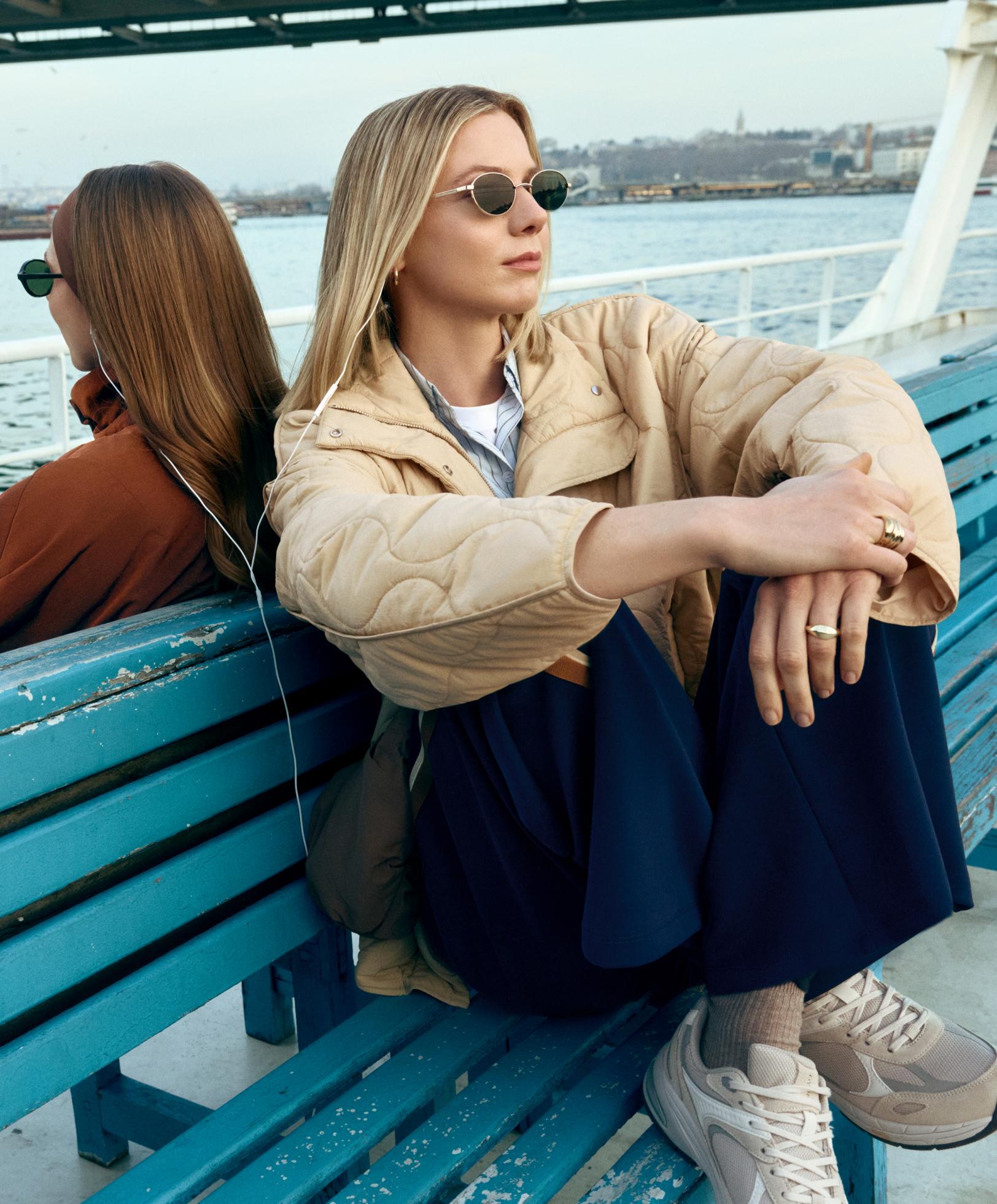 Water-repellent FELLEX® AEROGEL padded jacket — BEIGE