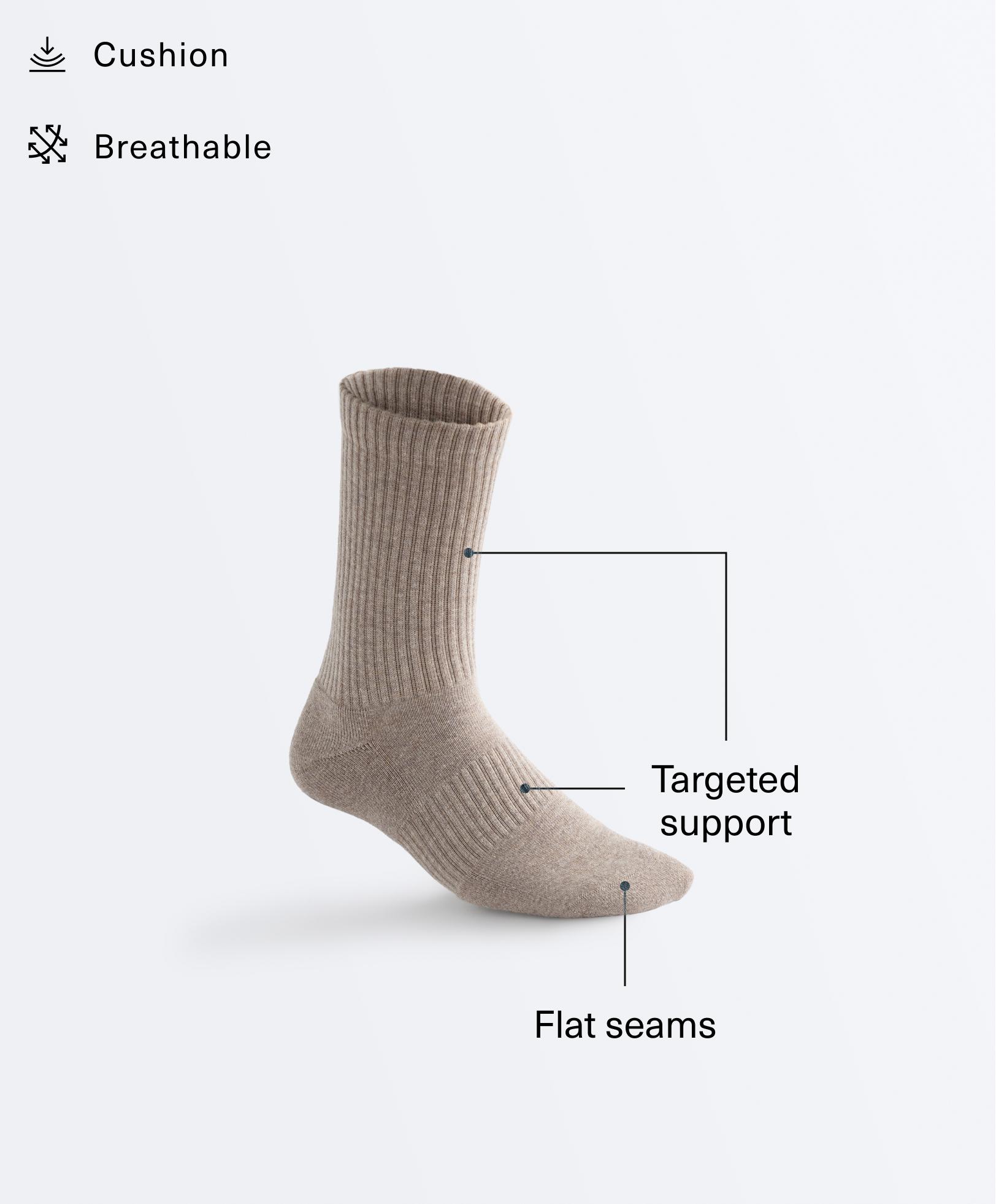 3 paires de chaussettes classic en mélange de coton 3 paires de chaussettes classic en mélange de coton
