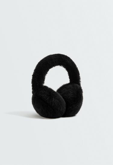 Faux fur earmuffs — BLACK 2