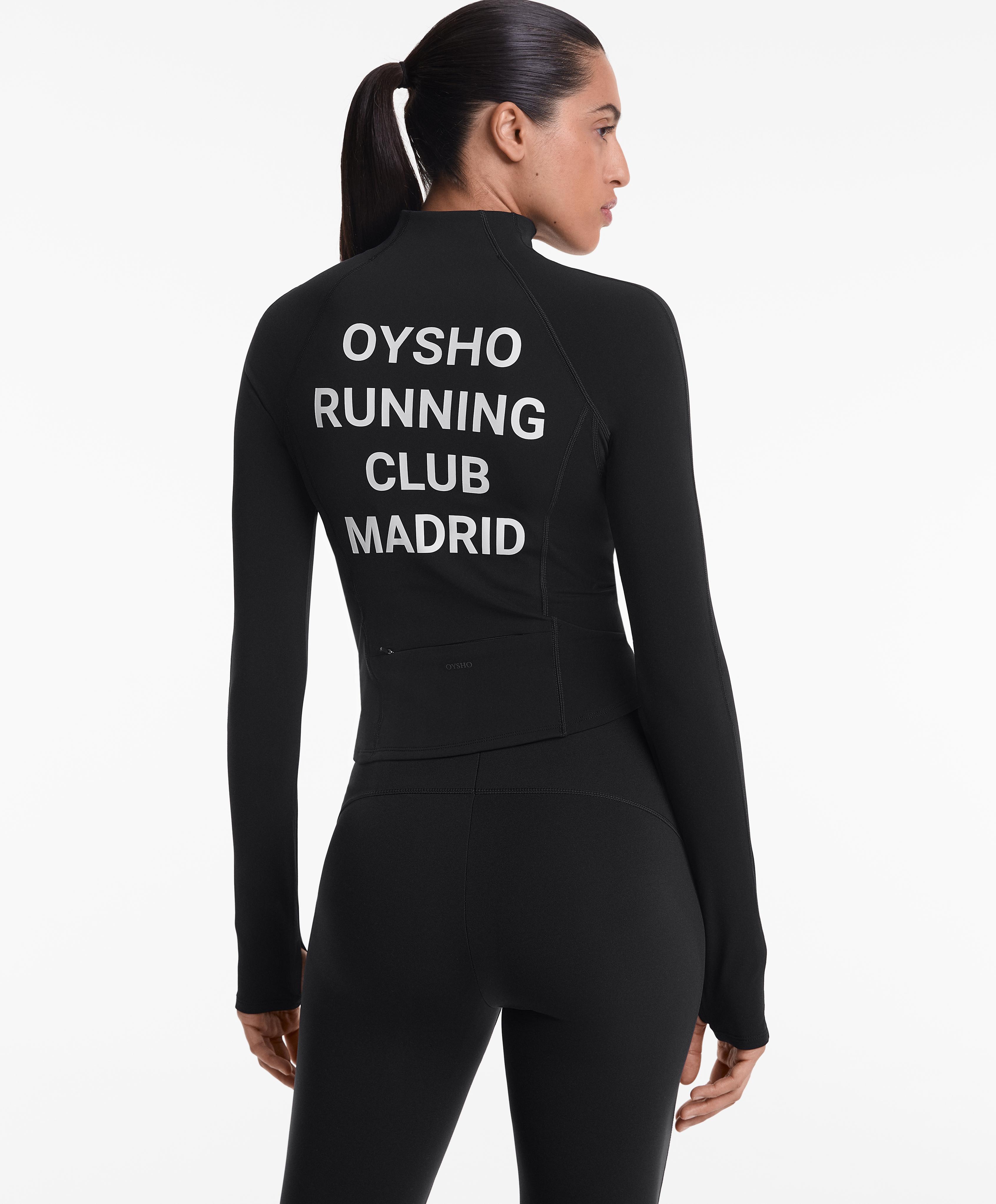 Veste technique light warm à coutures Oysho Running Club Madrid