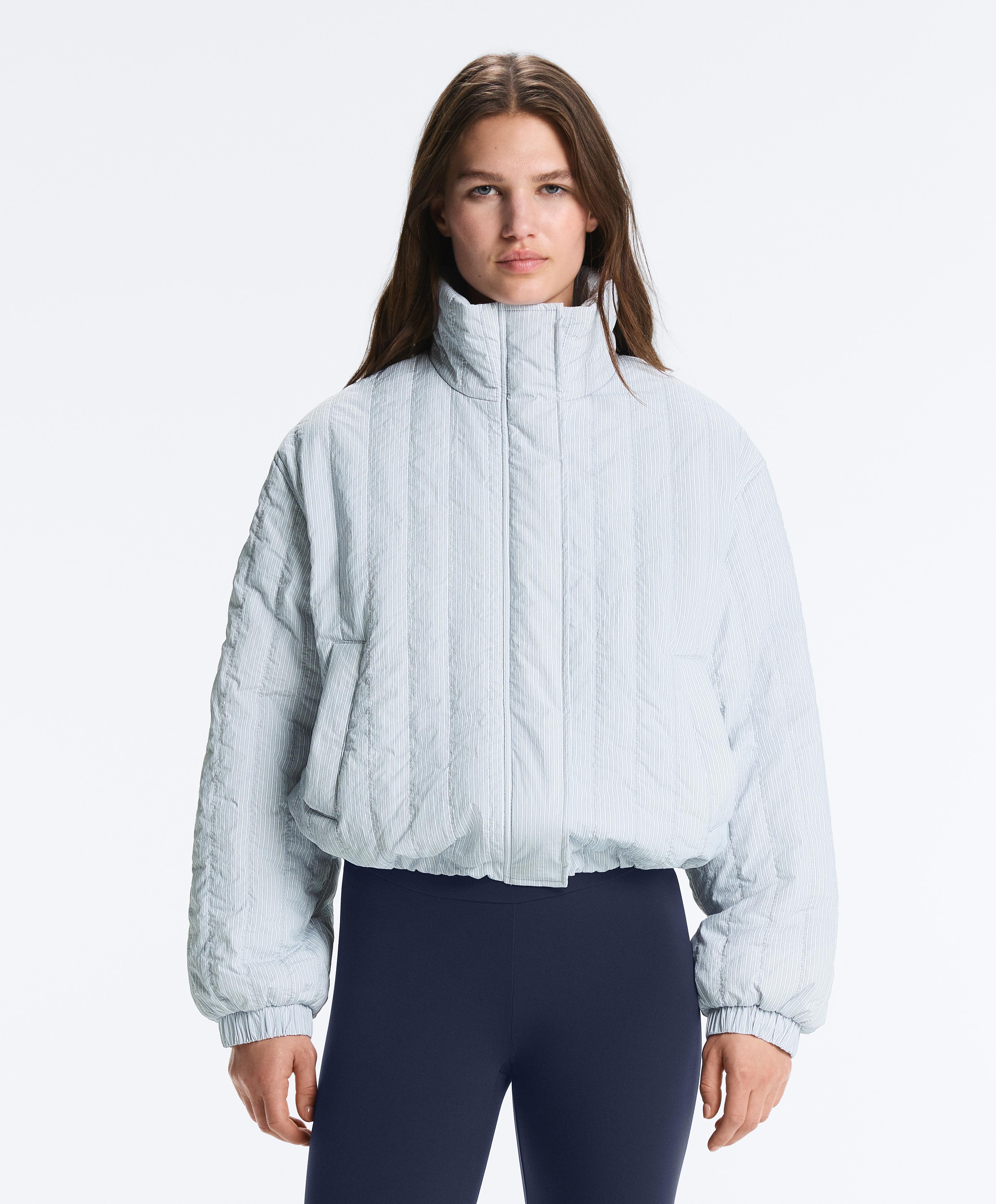 FELLEX® AEROGEL short padded jacket — BLUE-GREY