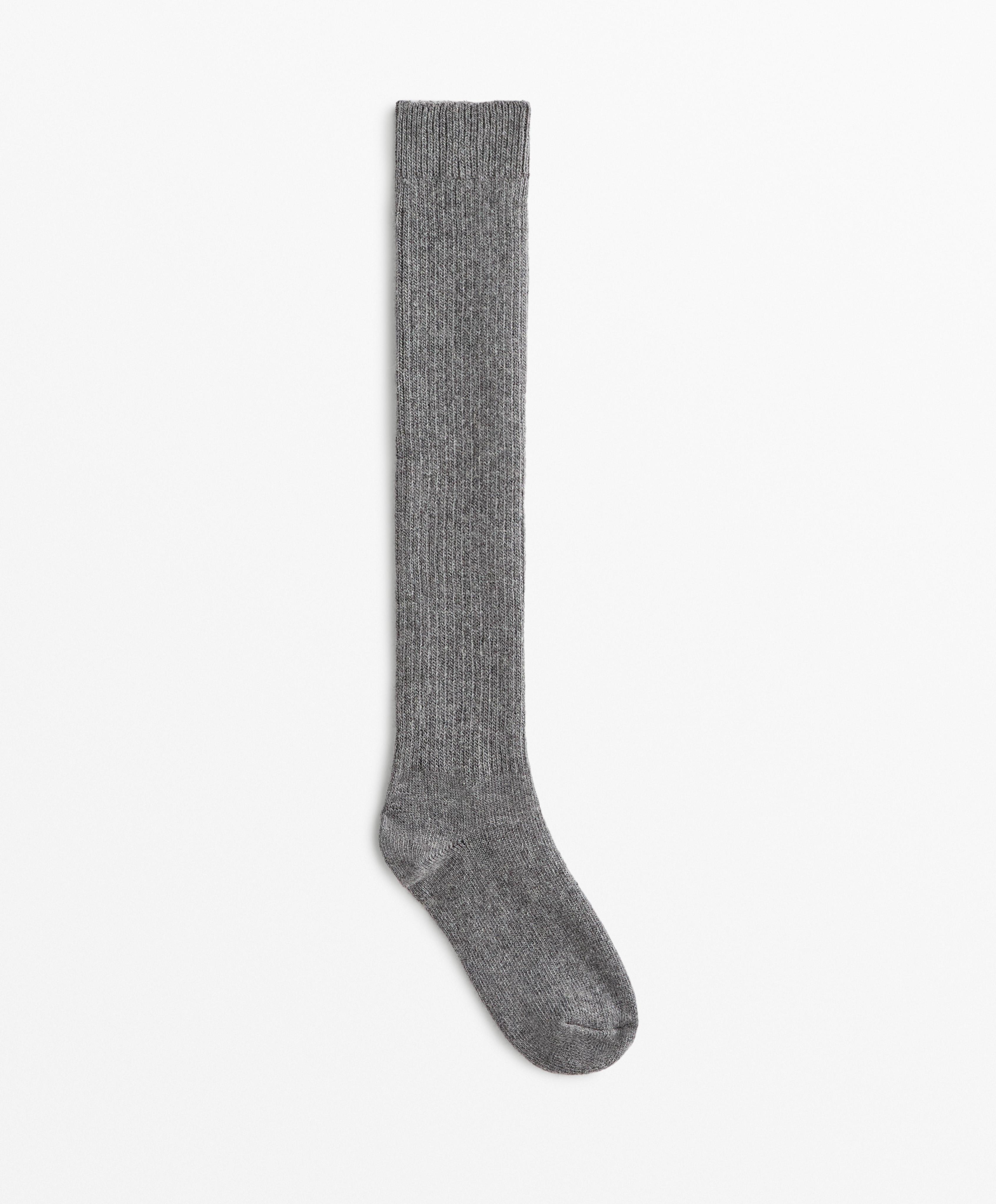 Chaussettes montantes contenant 21 % de cashmere et 14 % de laine