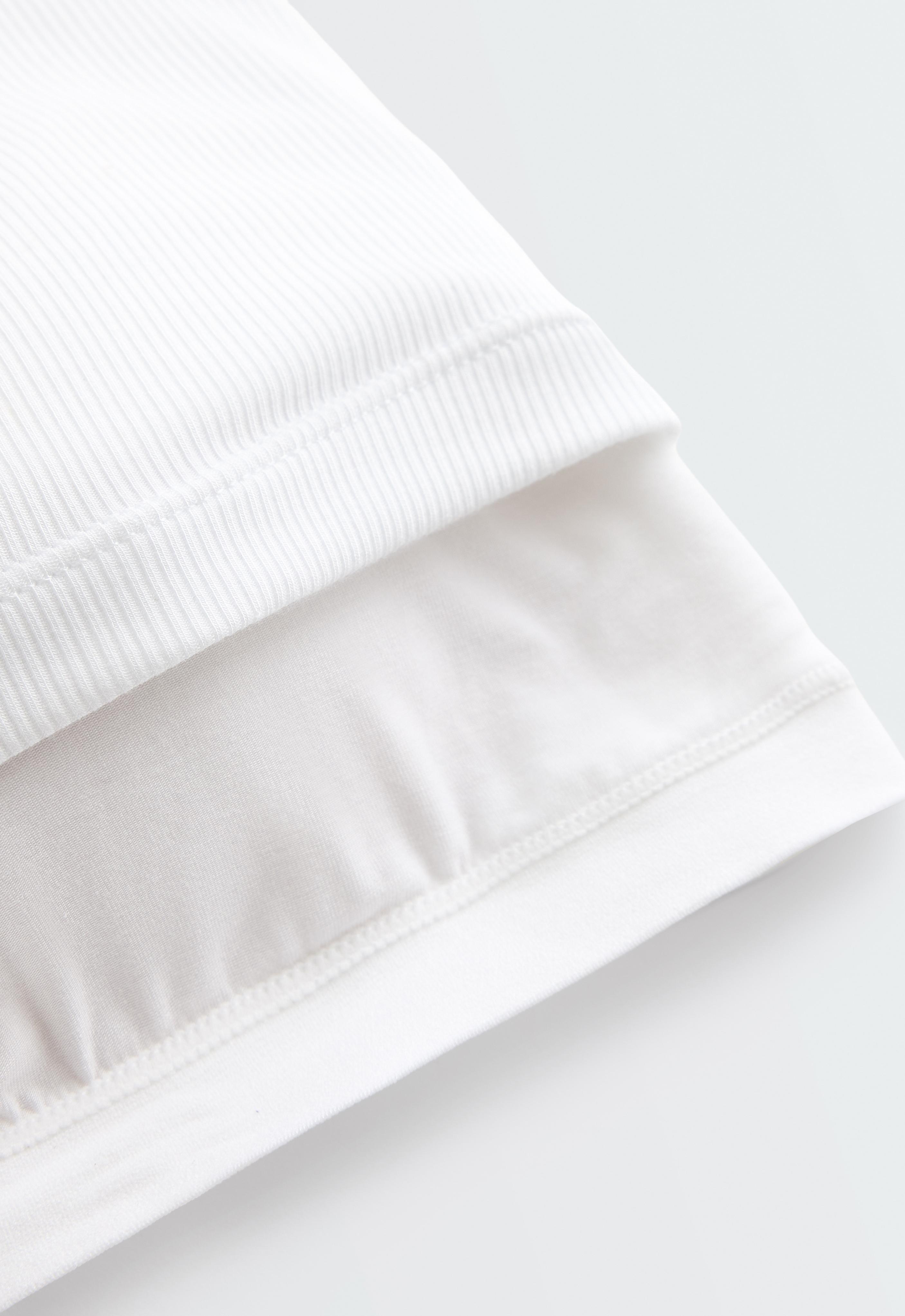 Modal blend tank top with cups — WHITE 