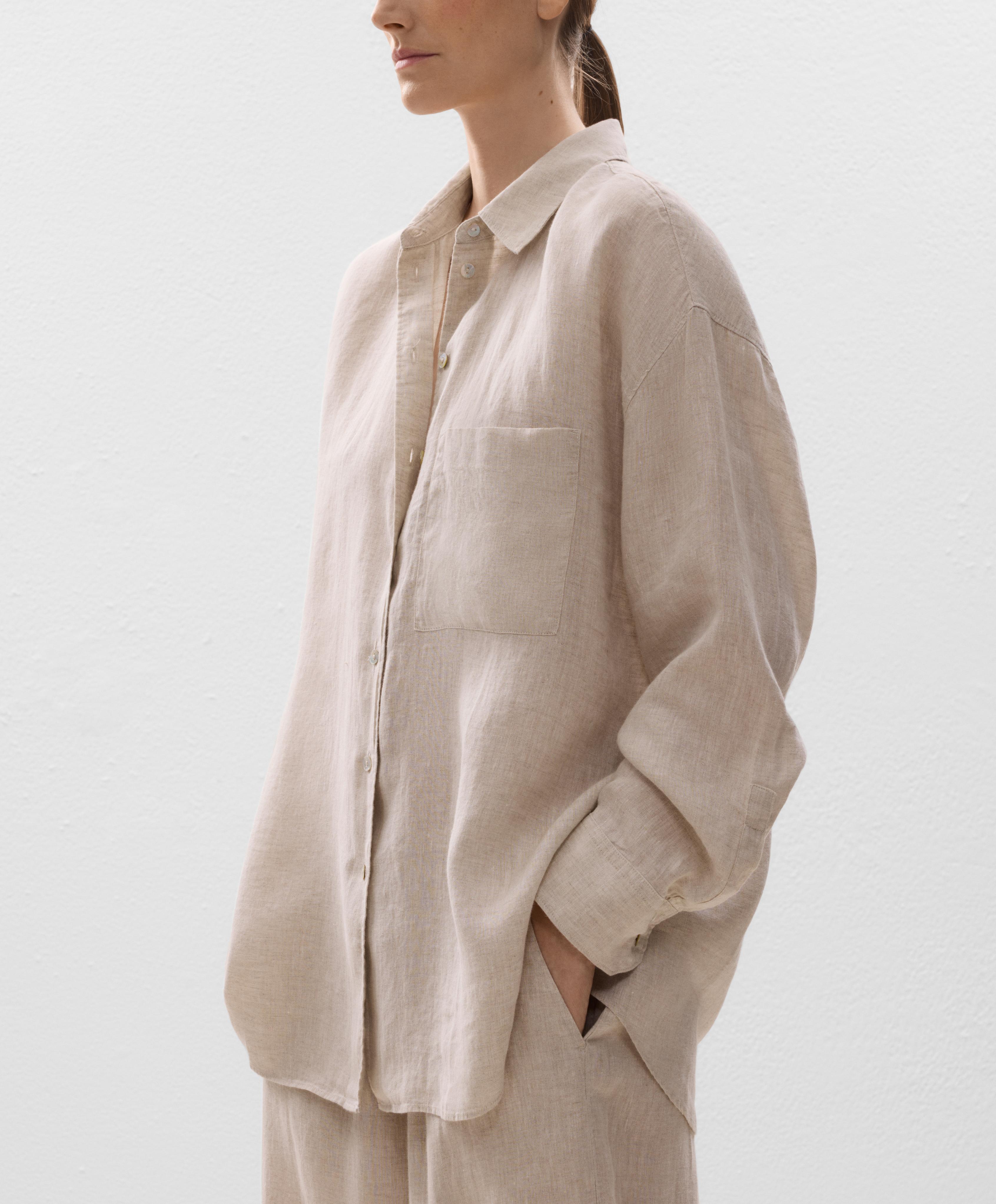 Camicia relaxed 100% lino - Saldi Camicia relaxed 100% lino - Saldi