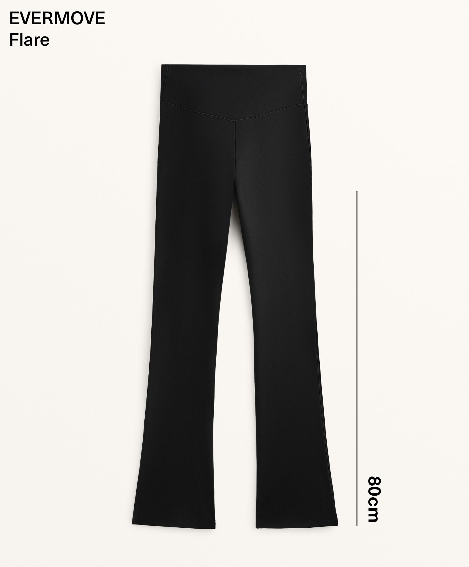 Pantaloni flare high rise Evermove