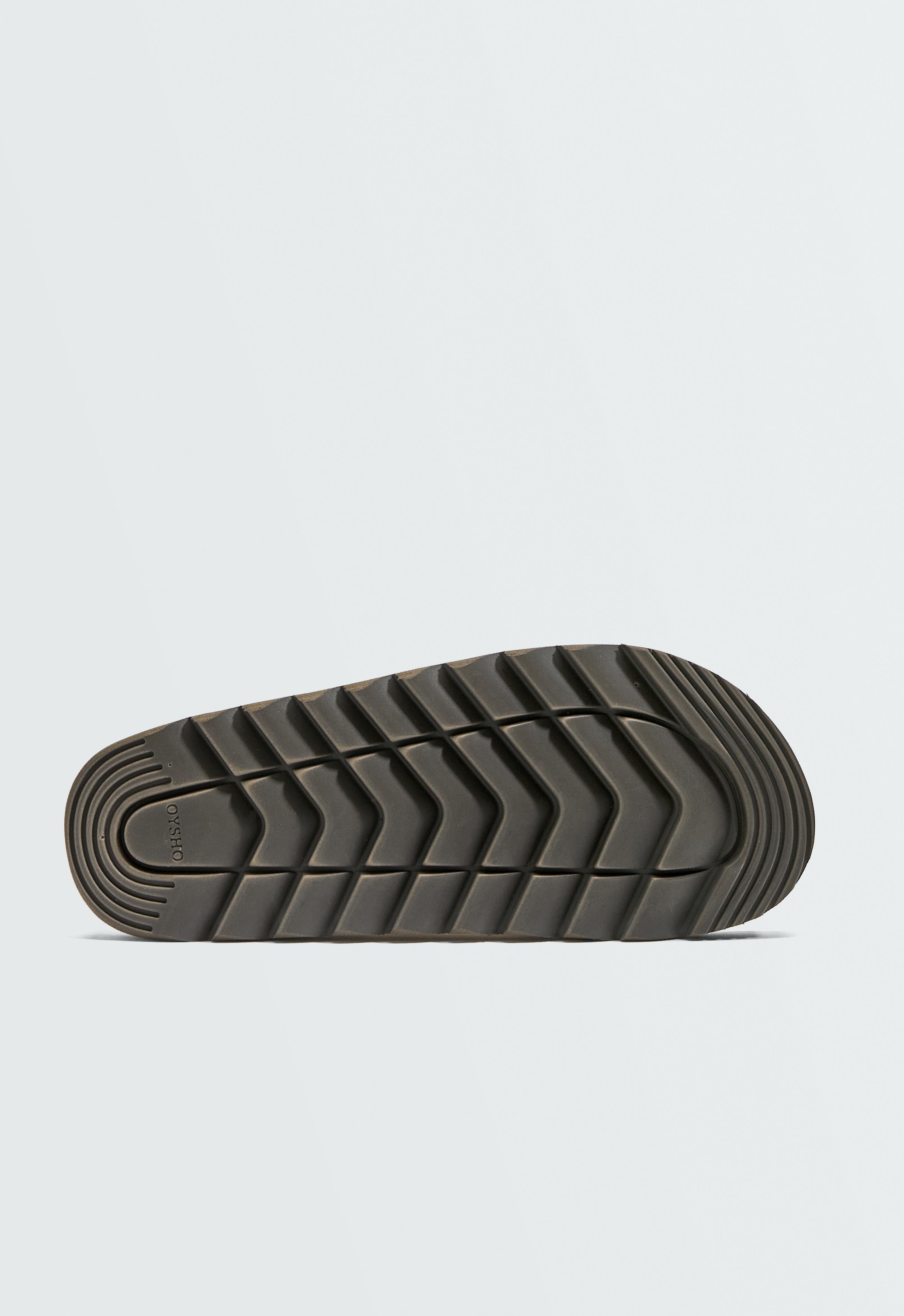 Platform beachwear sandals — ECRU