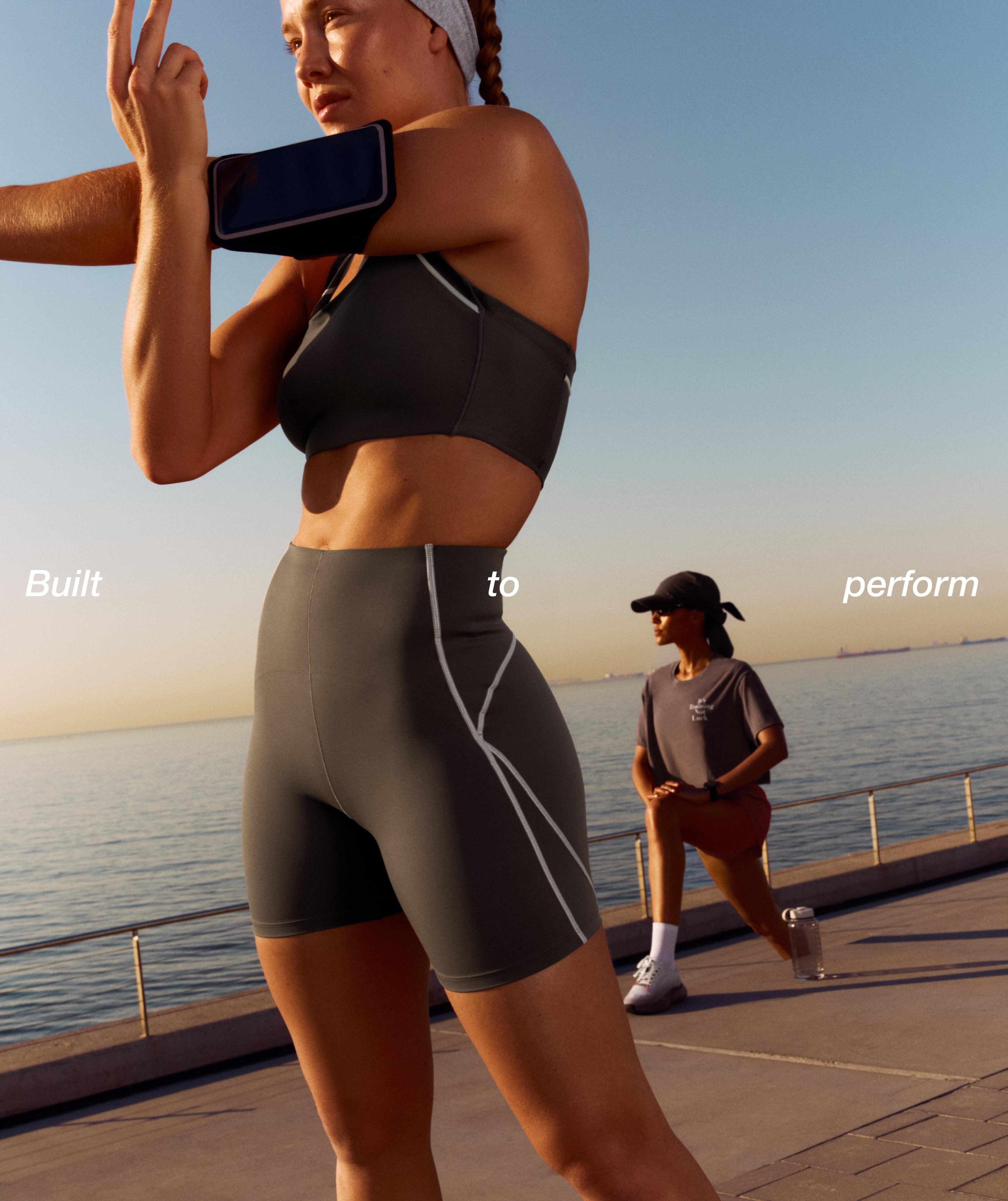 Perfect-adapt 15cm high-rise cycle leggings with seams Perfect-adapt 15cm high-rise cycle leggings with seams