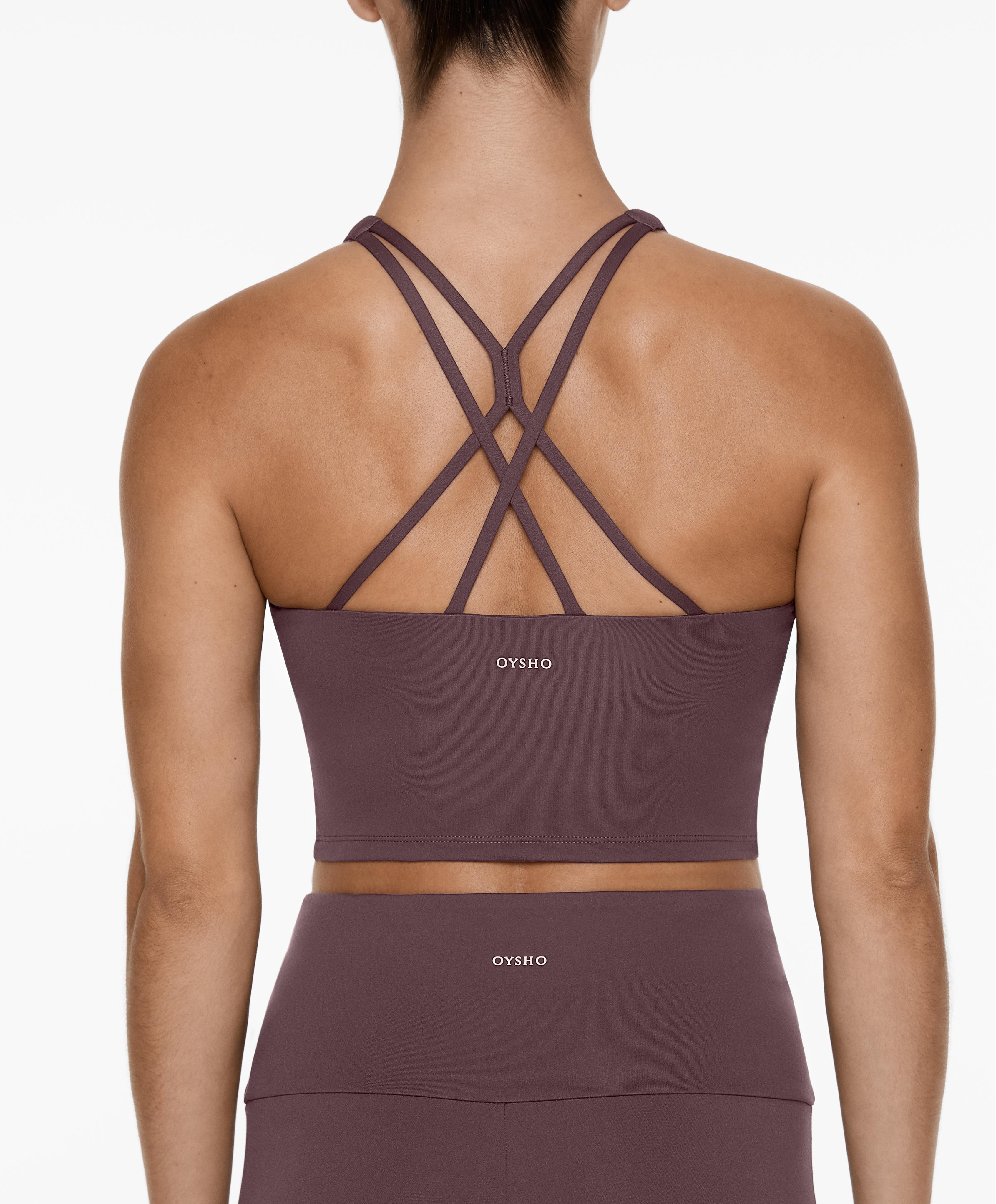 Comfortlux strap tank top with cups