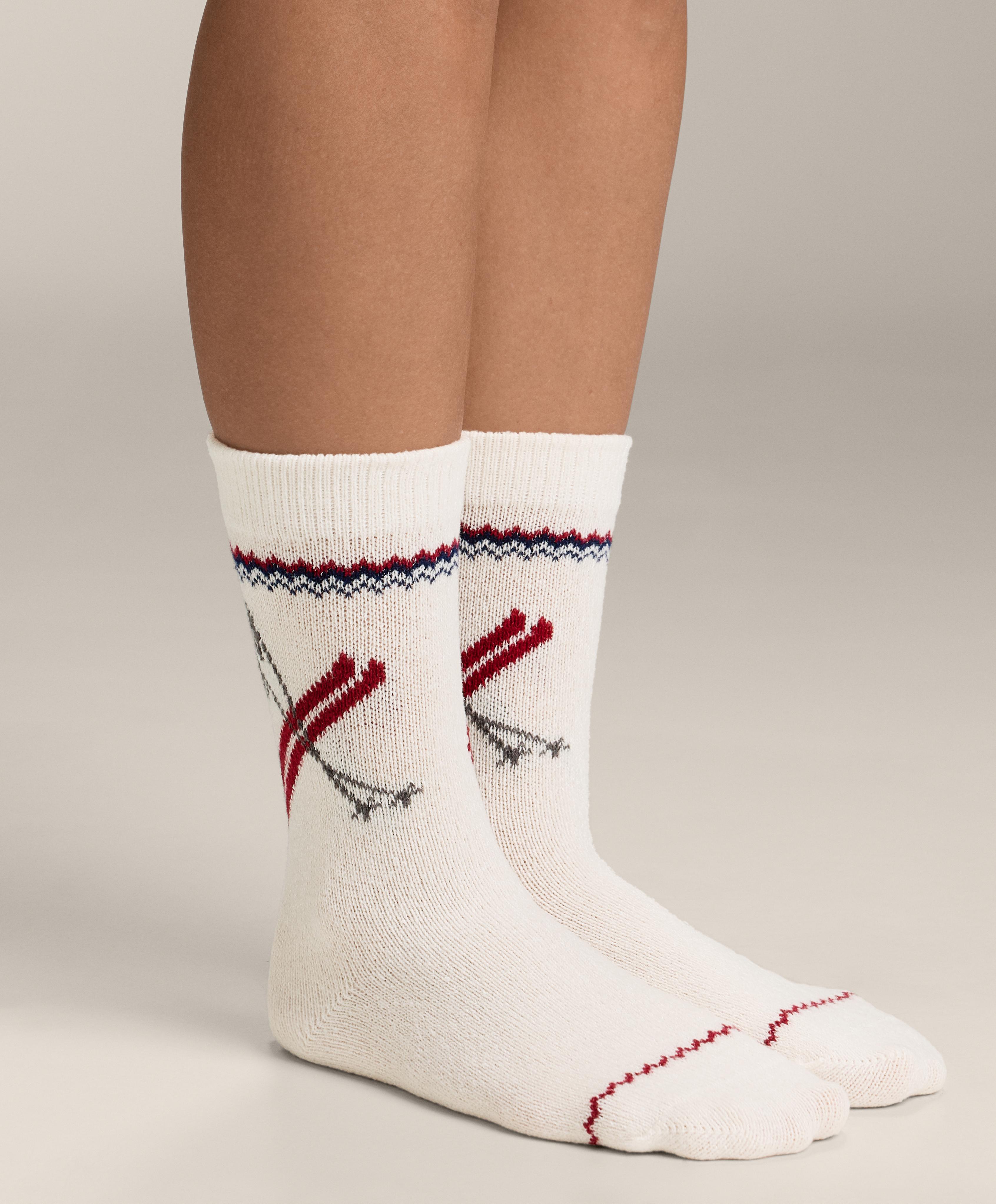 2 paires de chaussettes classic en jacquard