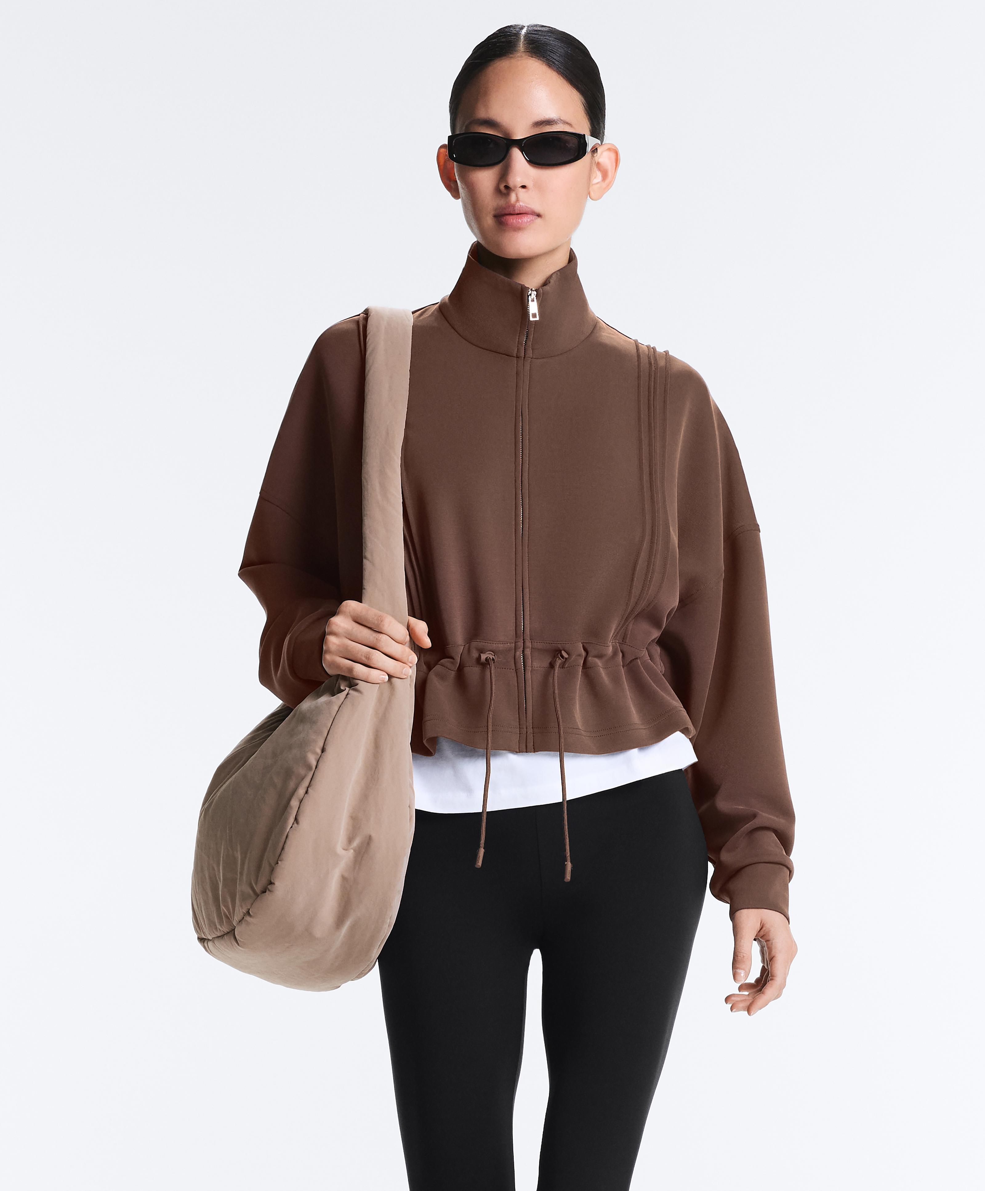 Knotted crossbody bag — MINK