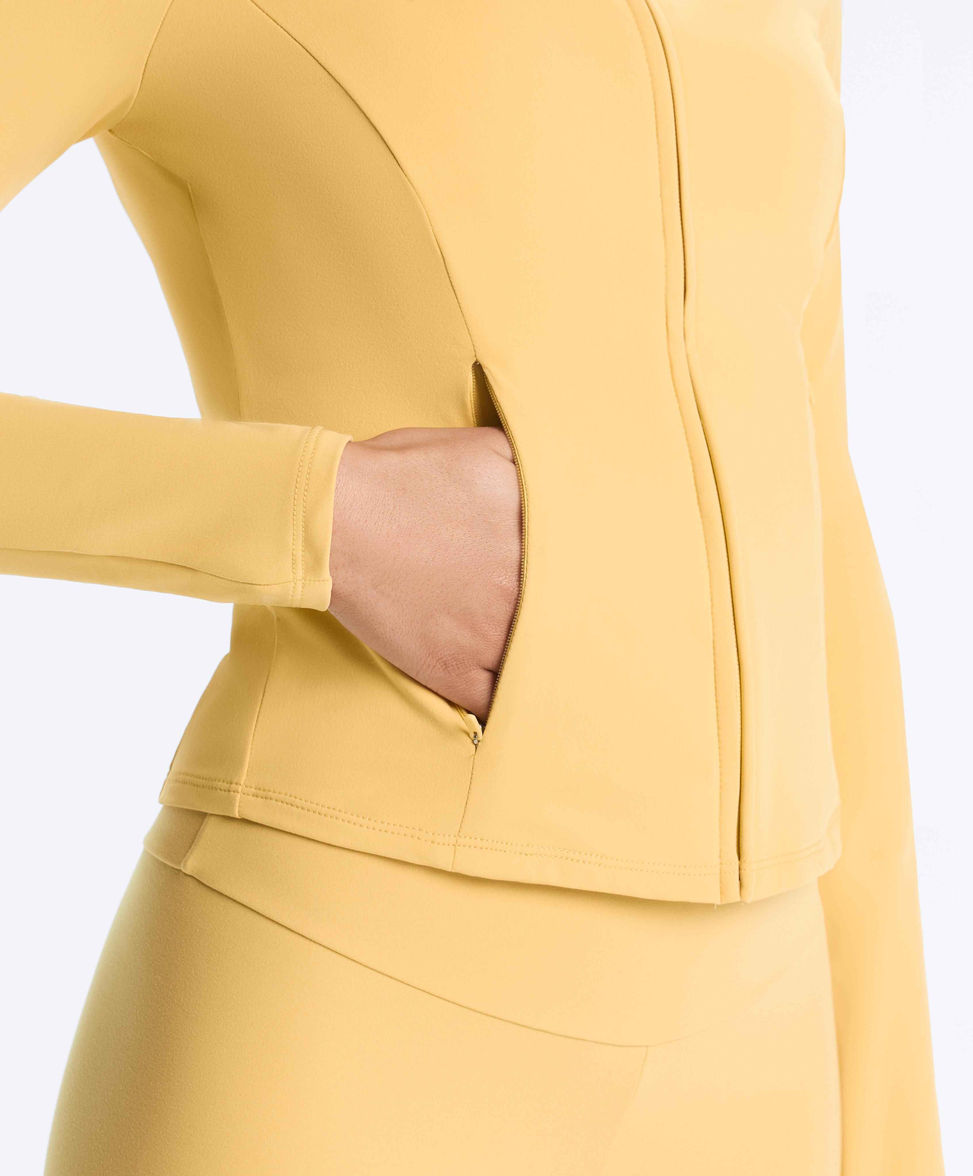 Light warm technical jacket — MID-YELLOW