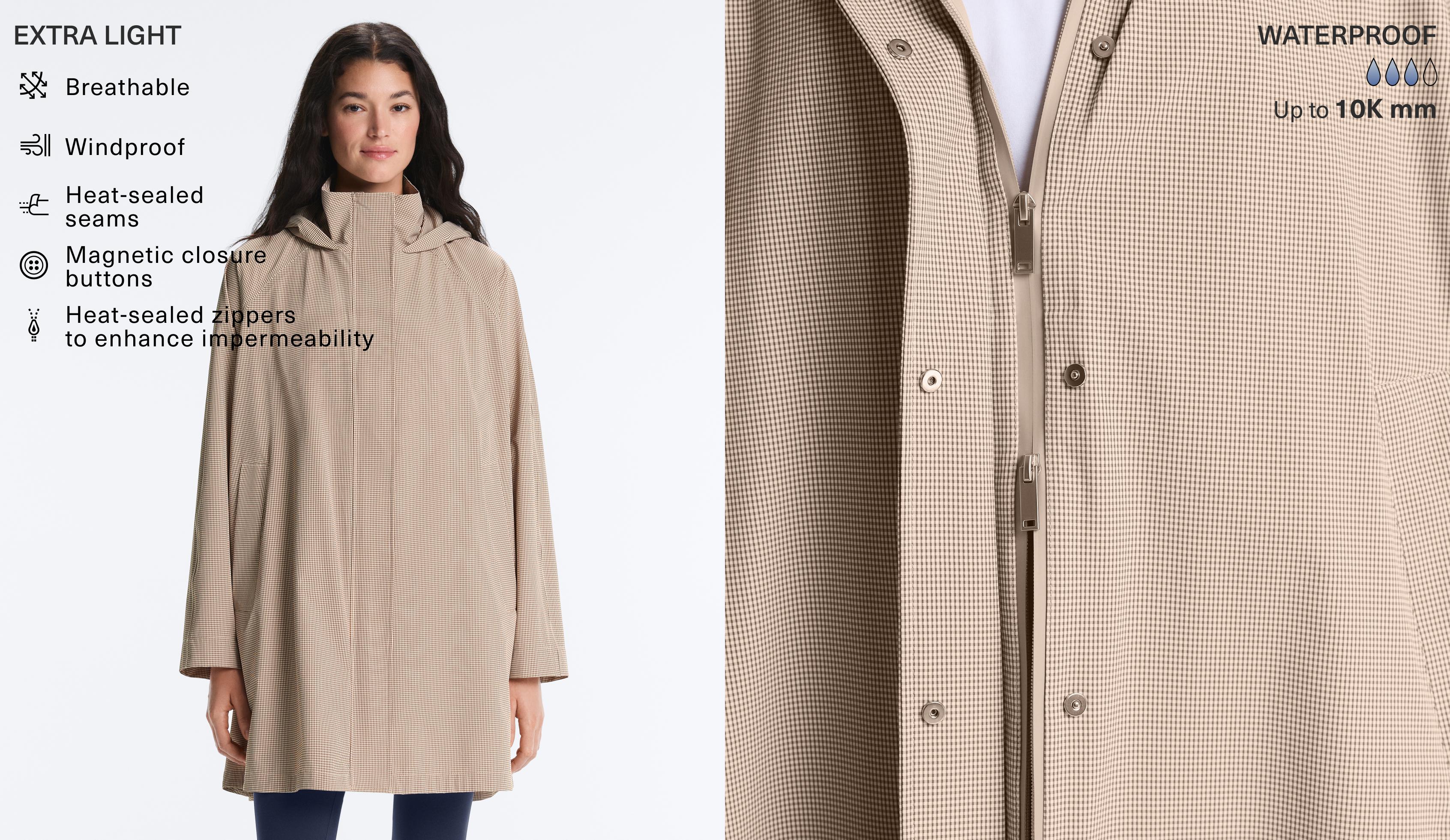 Extra lightweight 10k waterproof jacket