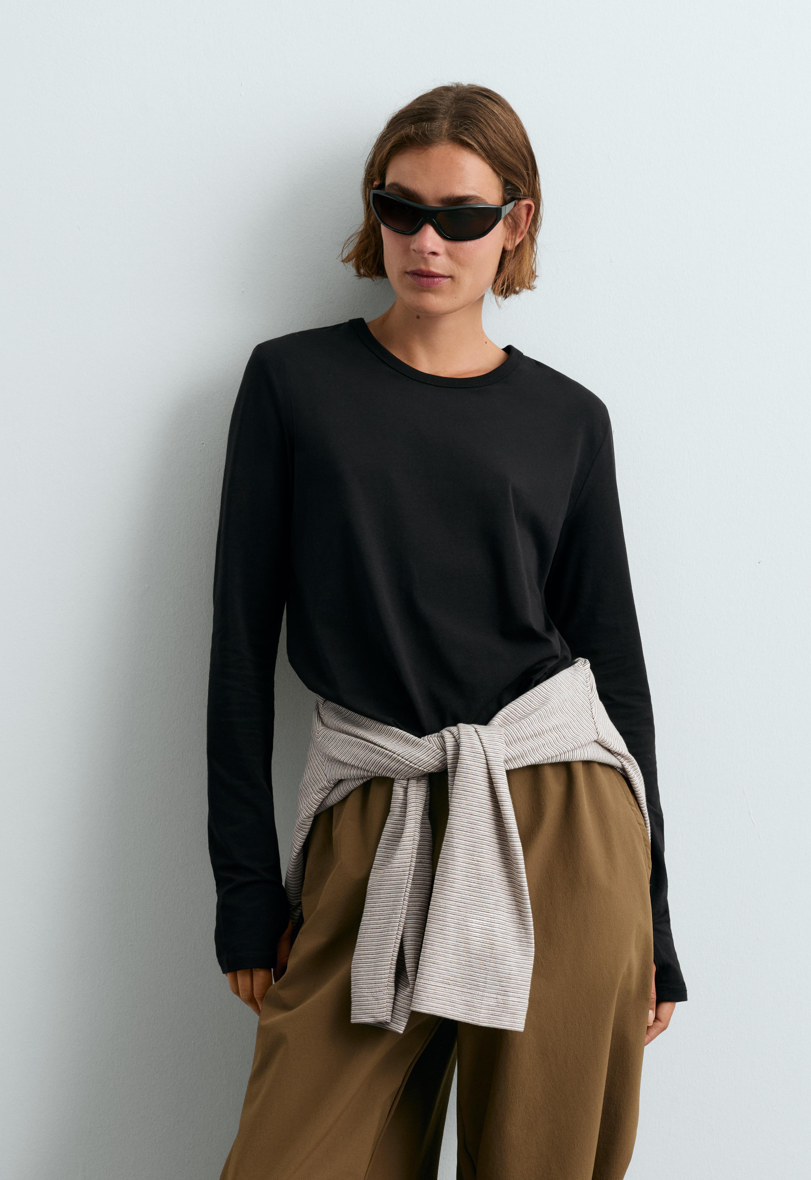 Shirt mit regulärem Fit, langen Ärmeln und Baumwolle Shirt mit regulärem Fit, langen Ärmeln und Baumwolle
