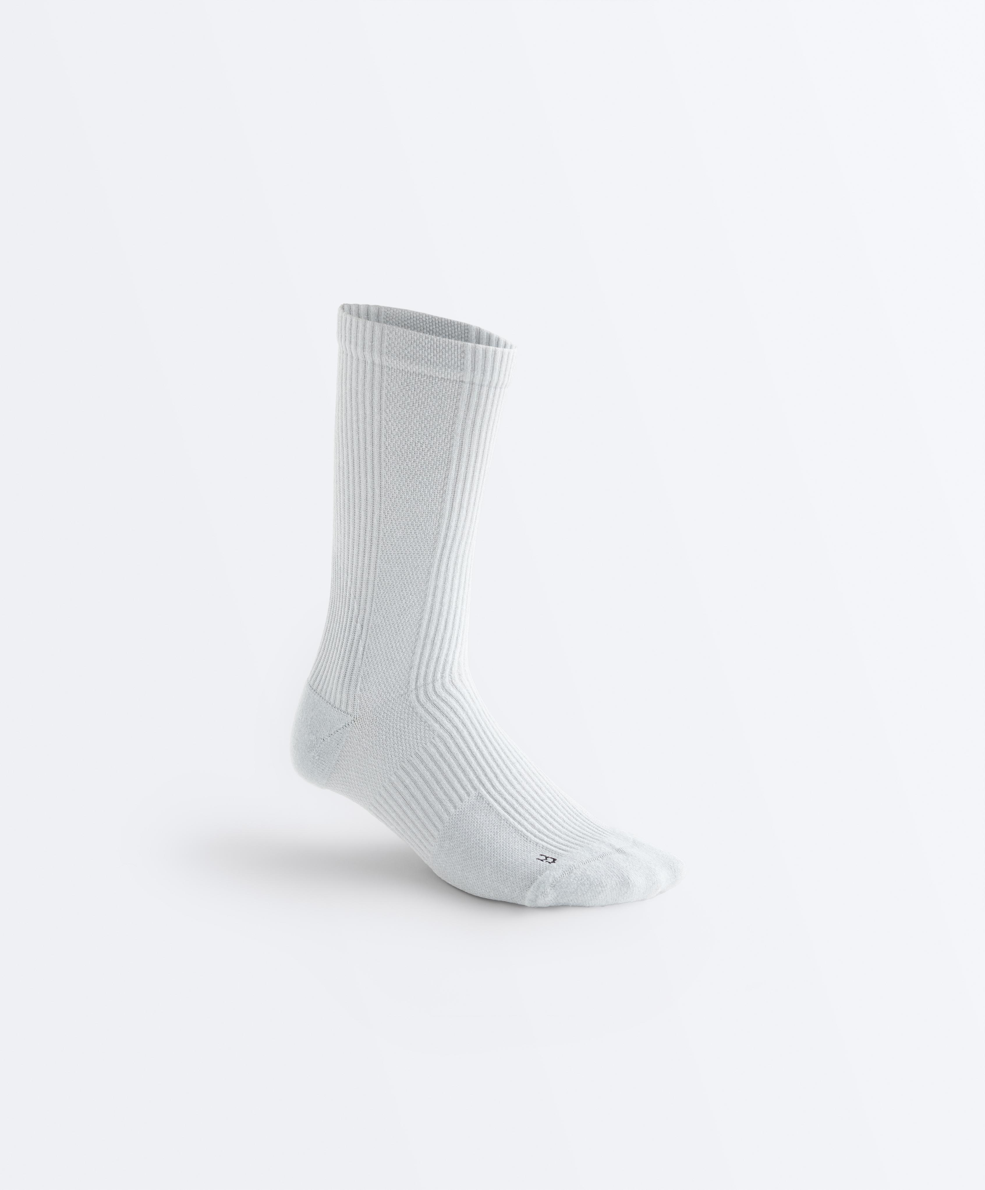 3 pairs of classic polyamide blend sports socks — MID-GREY MELANGE