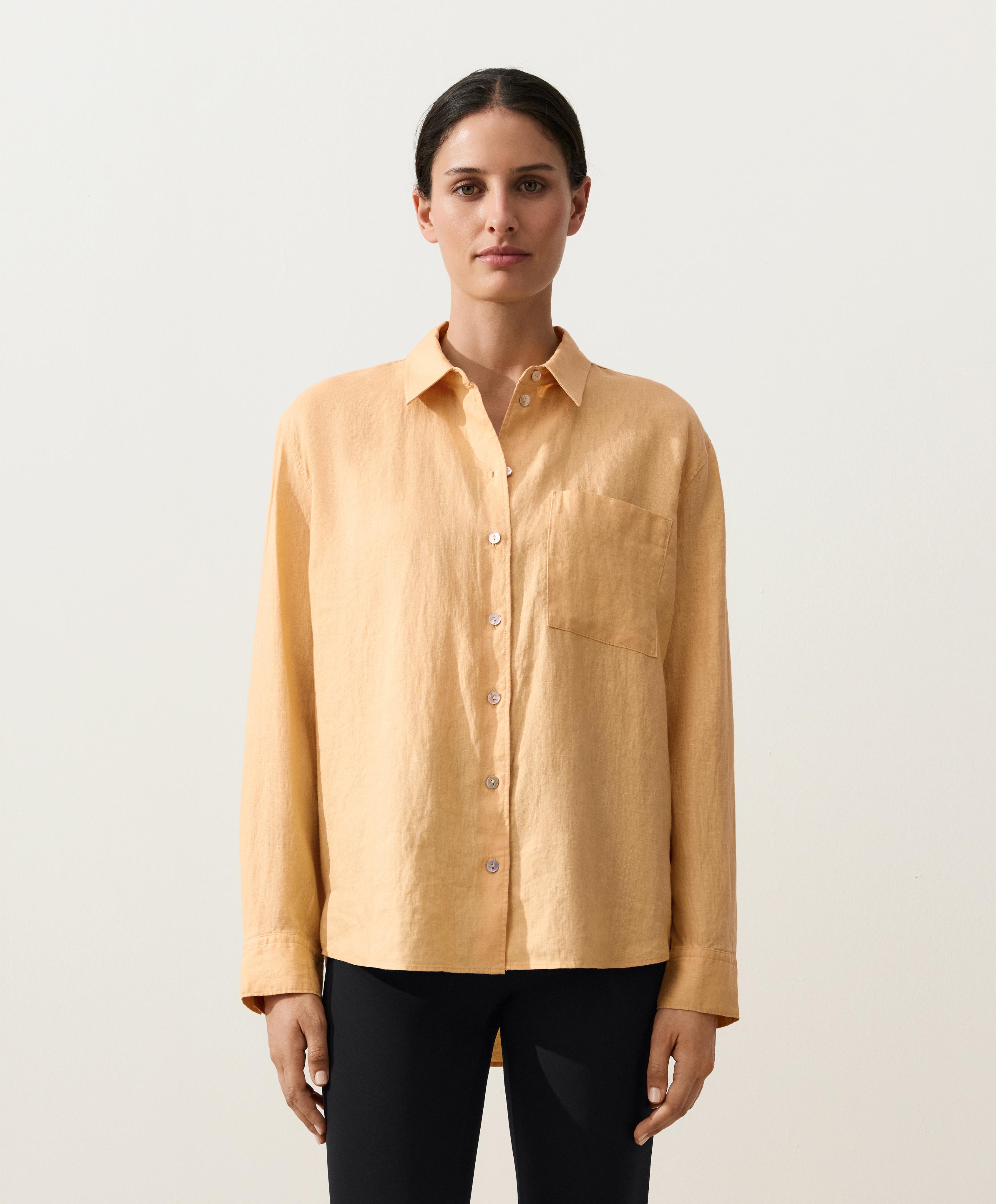 100% linen relaxed shirt 100% linen relaxed shirt