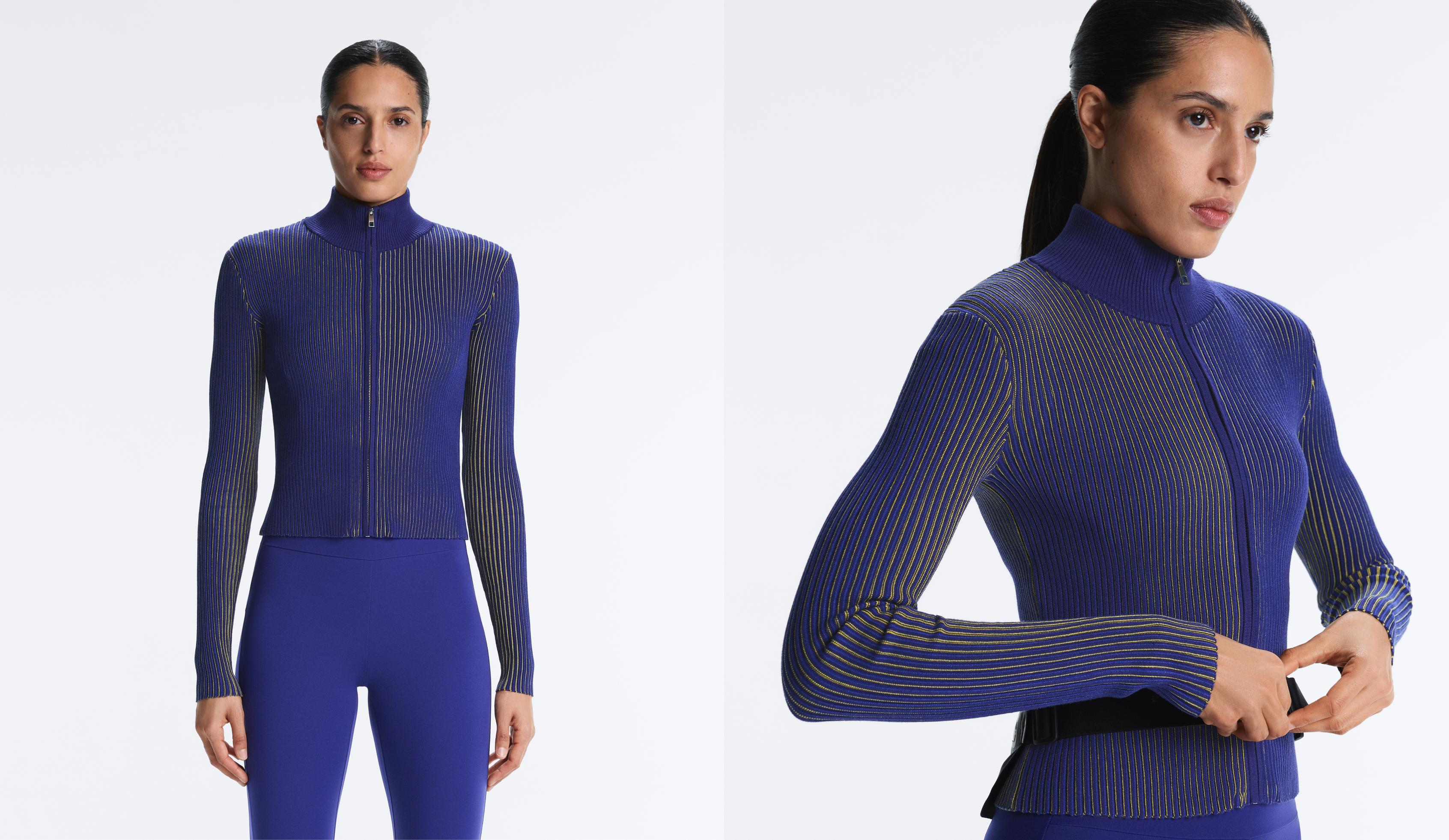 Rib puntuzko jaka fitted