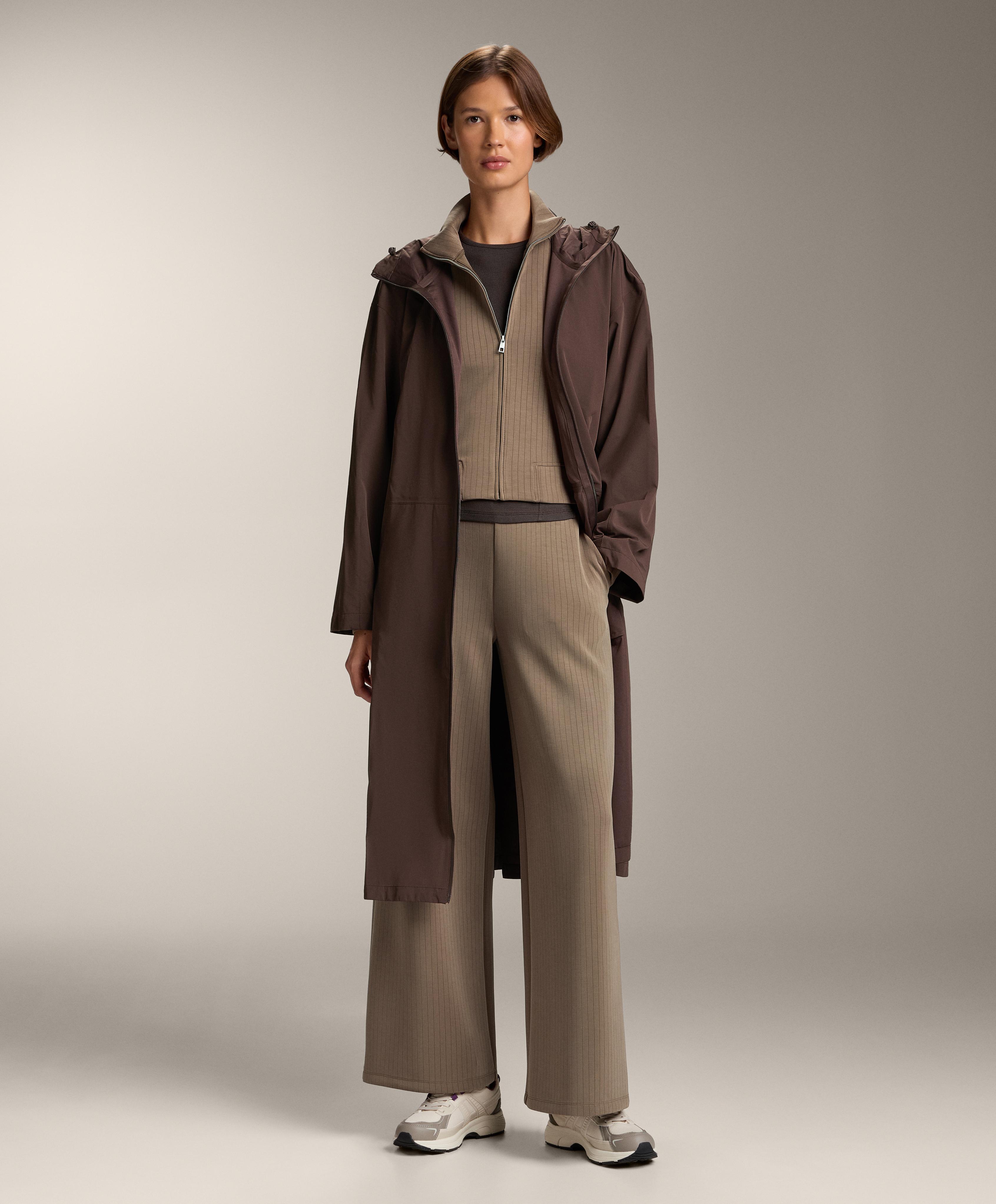 Soft-touch modal straight-leg trousers with stripes Soft-touch modal straight-leg trousers with stripes