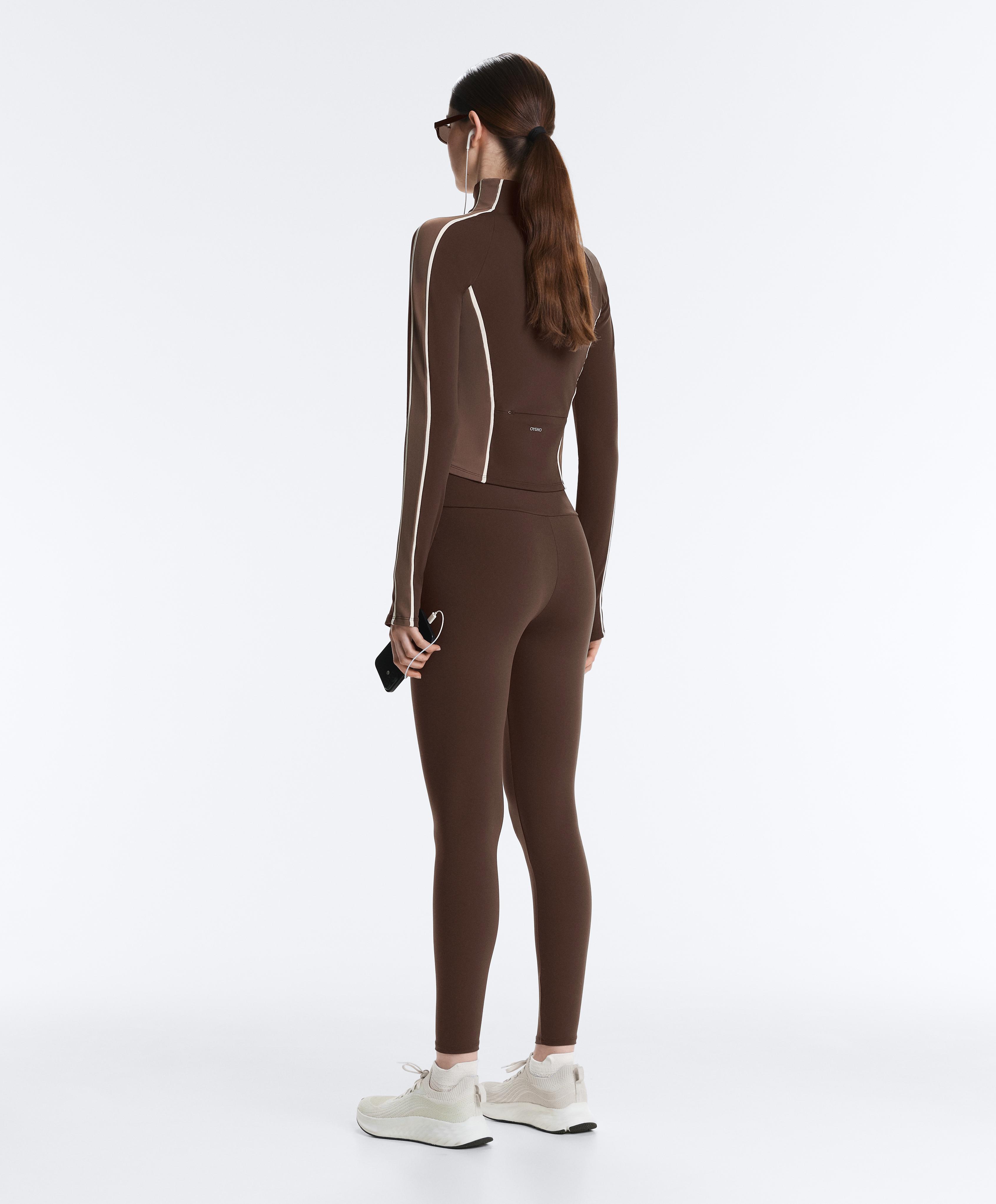 Light warm technical jacket — BROWN